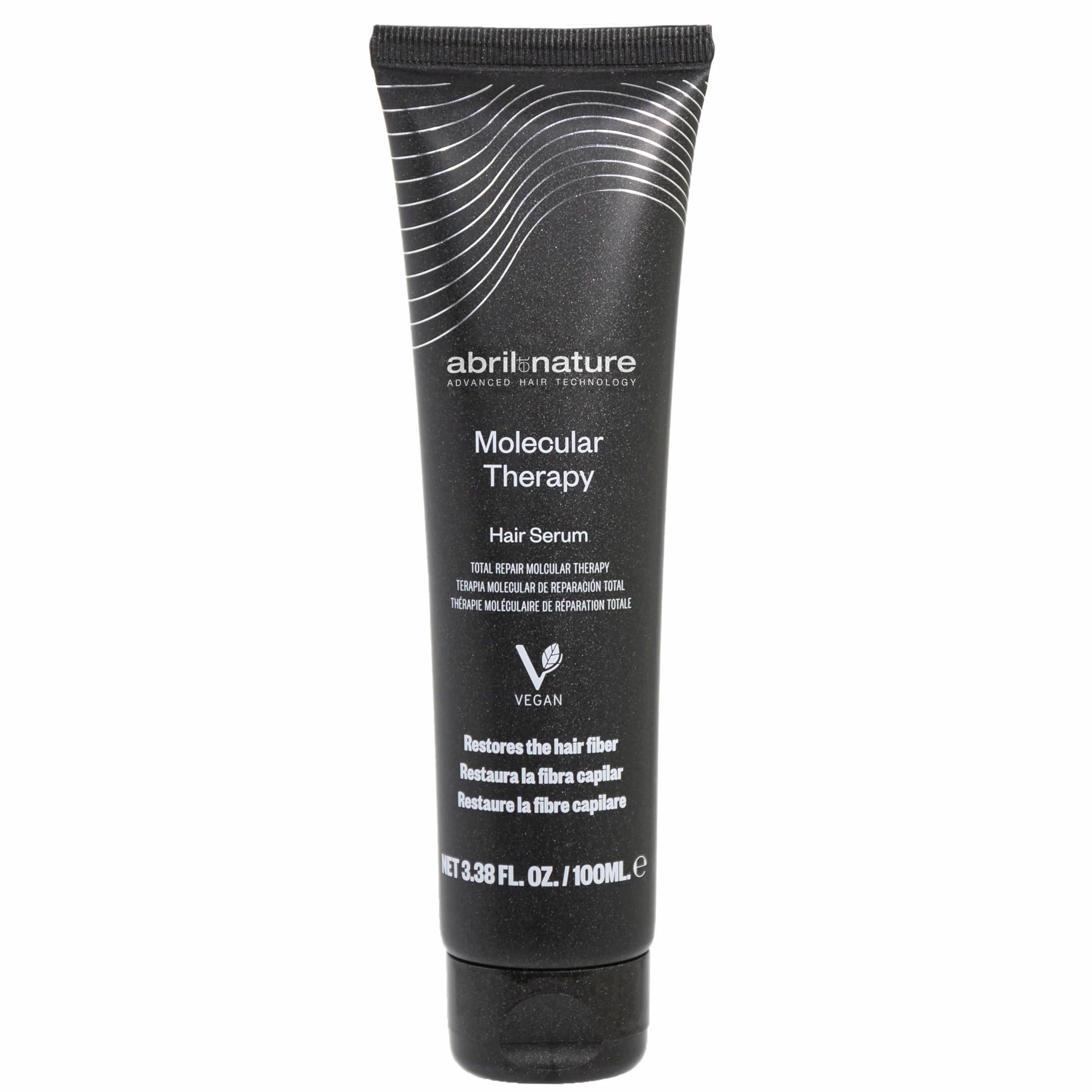abril et nature - Sérum Profesional Molecular Therapy - Cabellos Dañados, Castigados o Envejecidos - Repara, Reestructura y Rellena la Fibra Capilar - Sin Aclarado - 100 ml