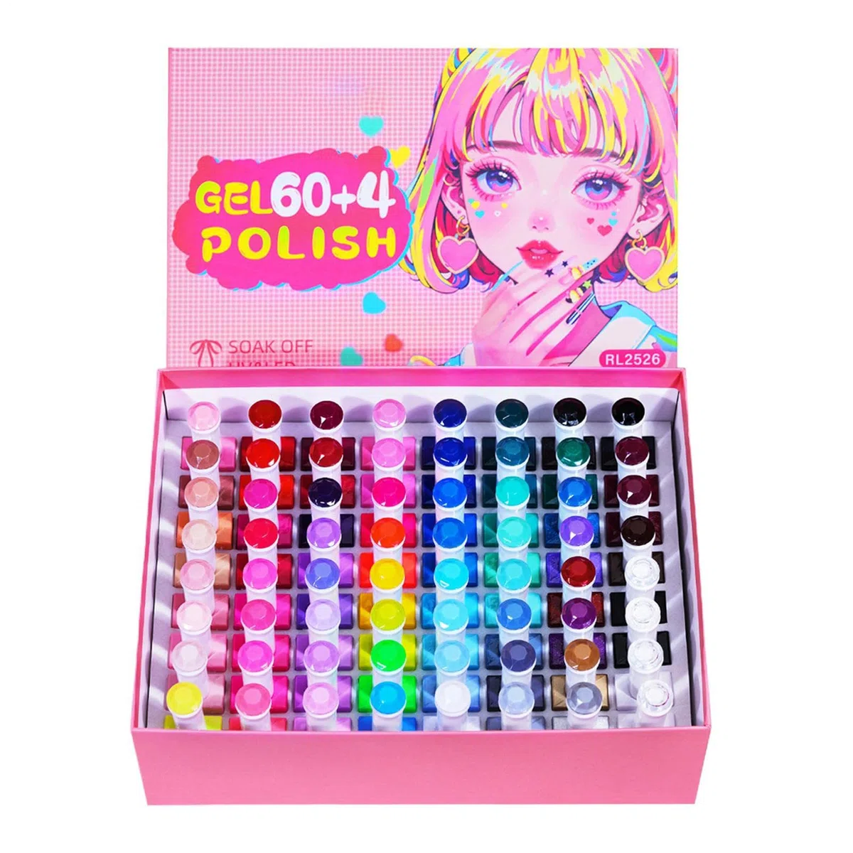 Kit De Esmalte De Gel 60 Colores De Larga Duración Y Secado Rápido