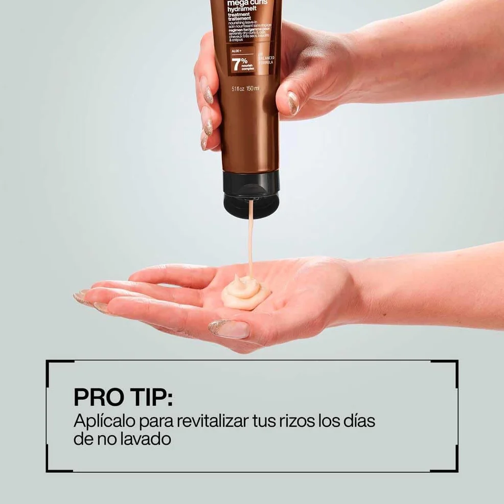 Redken All Soft Mega Curls, Tratamiento sin aclarado para cabello rizado seco y muy seco, Limpia e hidrata los rizos y ondas, Sin sulfatos ni parabenos, 150 ml