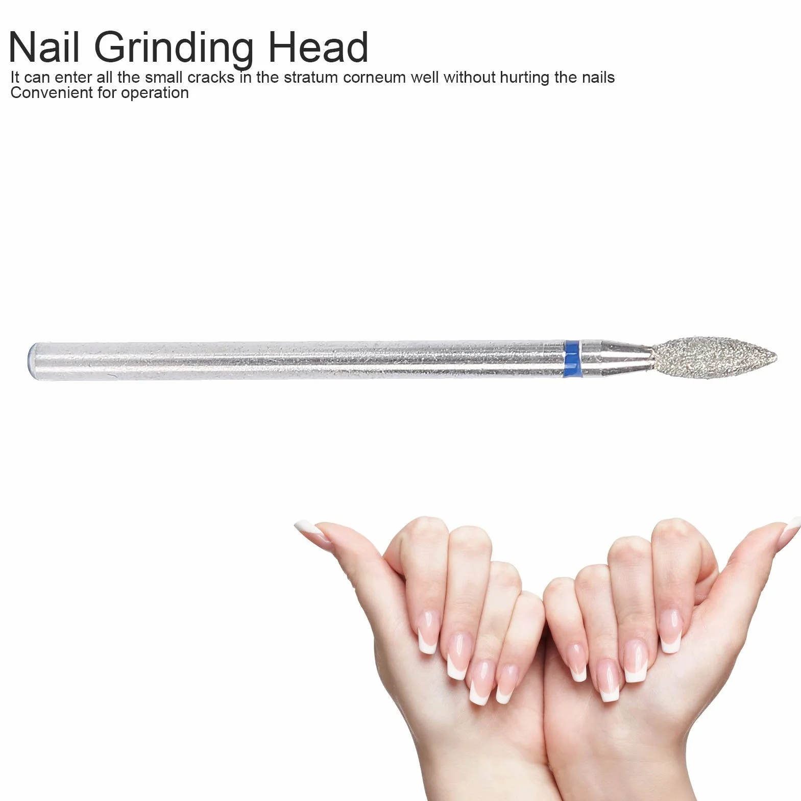 50 Piezas Brocas para Uñas, para Uñas de Manicura y Arte de Uñas Herramienta, para Eliminación de Piel Muerta, Set de Manicura y Pedicura