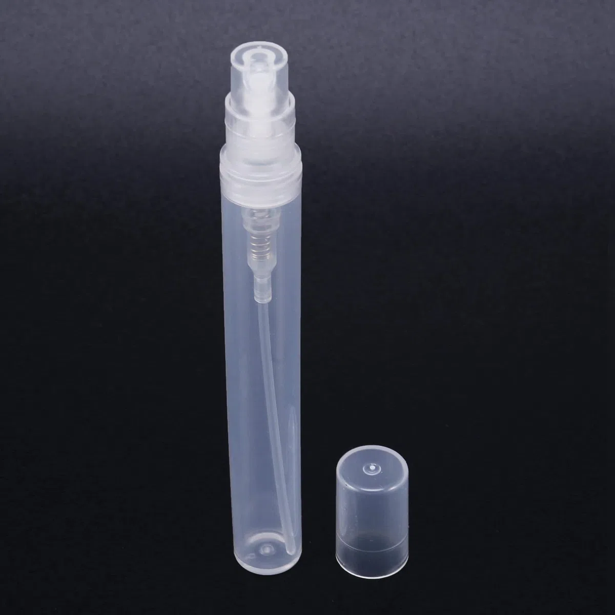 1000 Unids/Lote 5Ml Botella de de Plástico Transparente Vacío Maquillaje Perfume Atomizador Botella Recargable