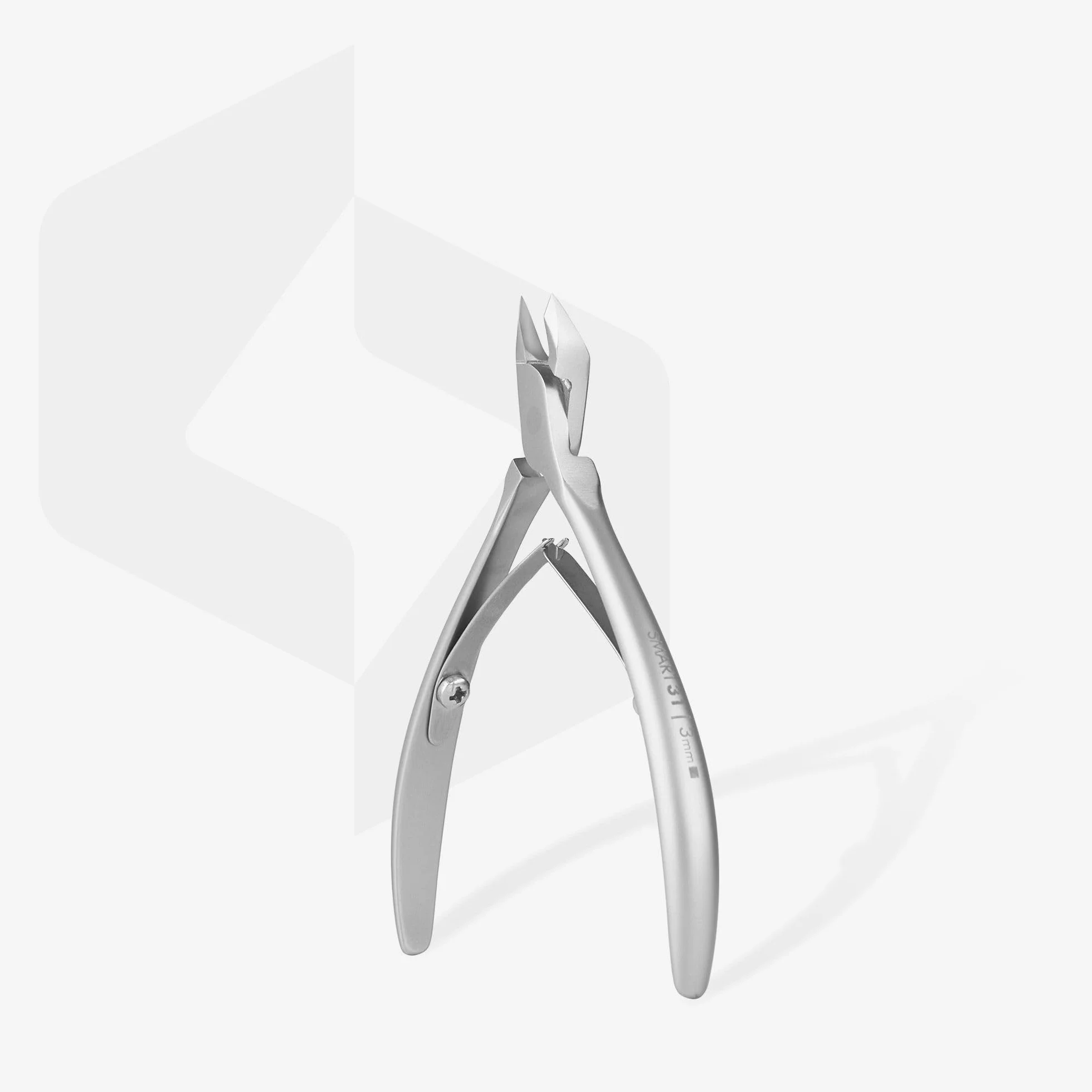 STALEKS PRO by Natury Nails Alicate profesional para cutículas 3 mm. Acero inoxidable (Smart 30-3mm)