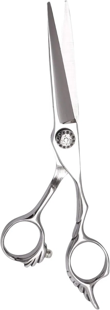 Juego de Tijeras de peluquería de 6 Pulgadas, ergonómicas, de Acero, para entresacar el Cabello, Ideales para Principiantes (7 Piezas).
