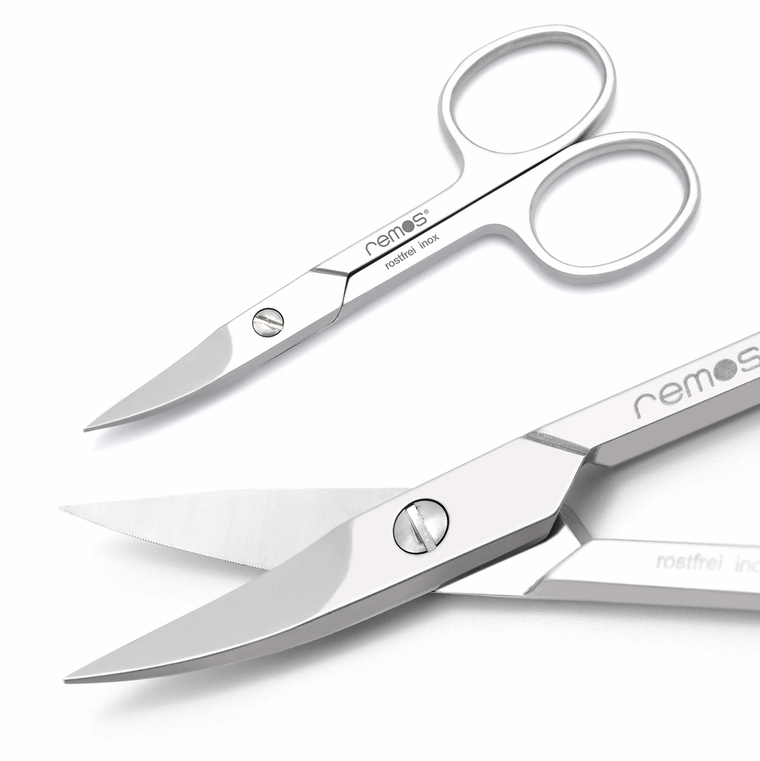 Remos Tijeras de uñas de pie, inoxidable, 10.5 cm