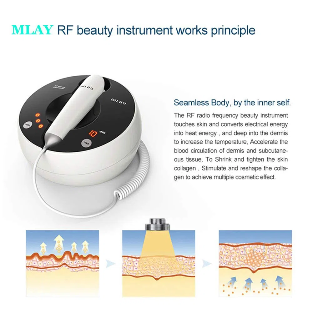 Masajeador Facial De Nanotime Para El Hogar Para El Levantamiento De Arrugas Eliminación De Arrugas Y Dispositivo Antienvejecimiento Rf Masajeador Facial De Microcorriente De Limpieza Profunda