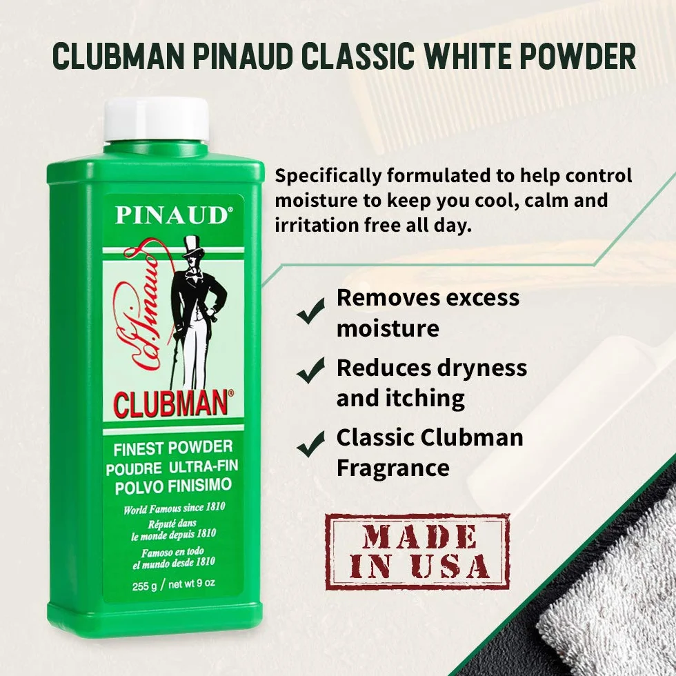 Talco Afeitado Clubman Pinaud 255gr
