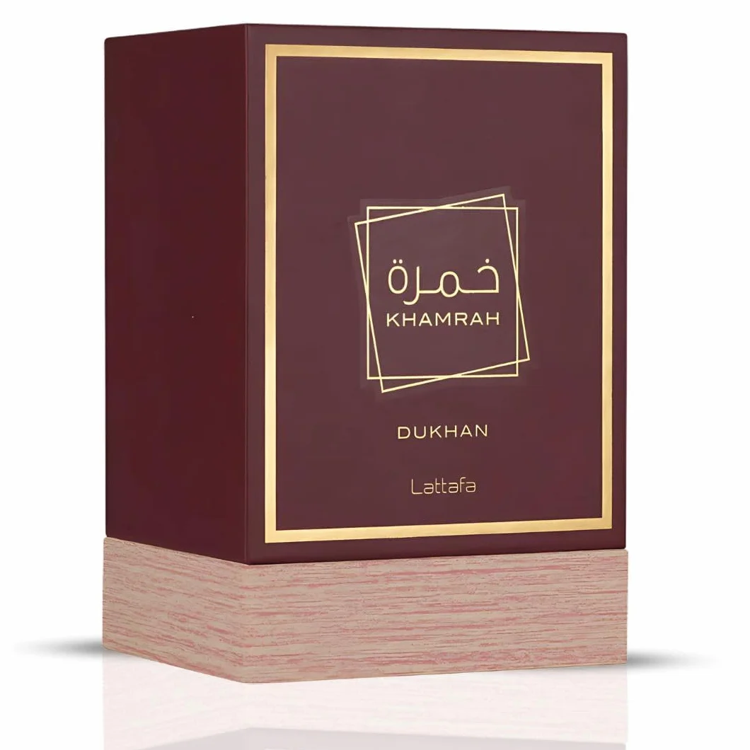 Perfume Khamrah Dukhan EDP de Lattafa 100 ml, perfume unisex - Pimento picante ahumado
