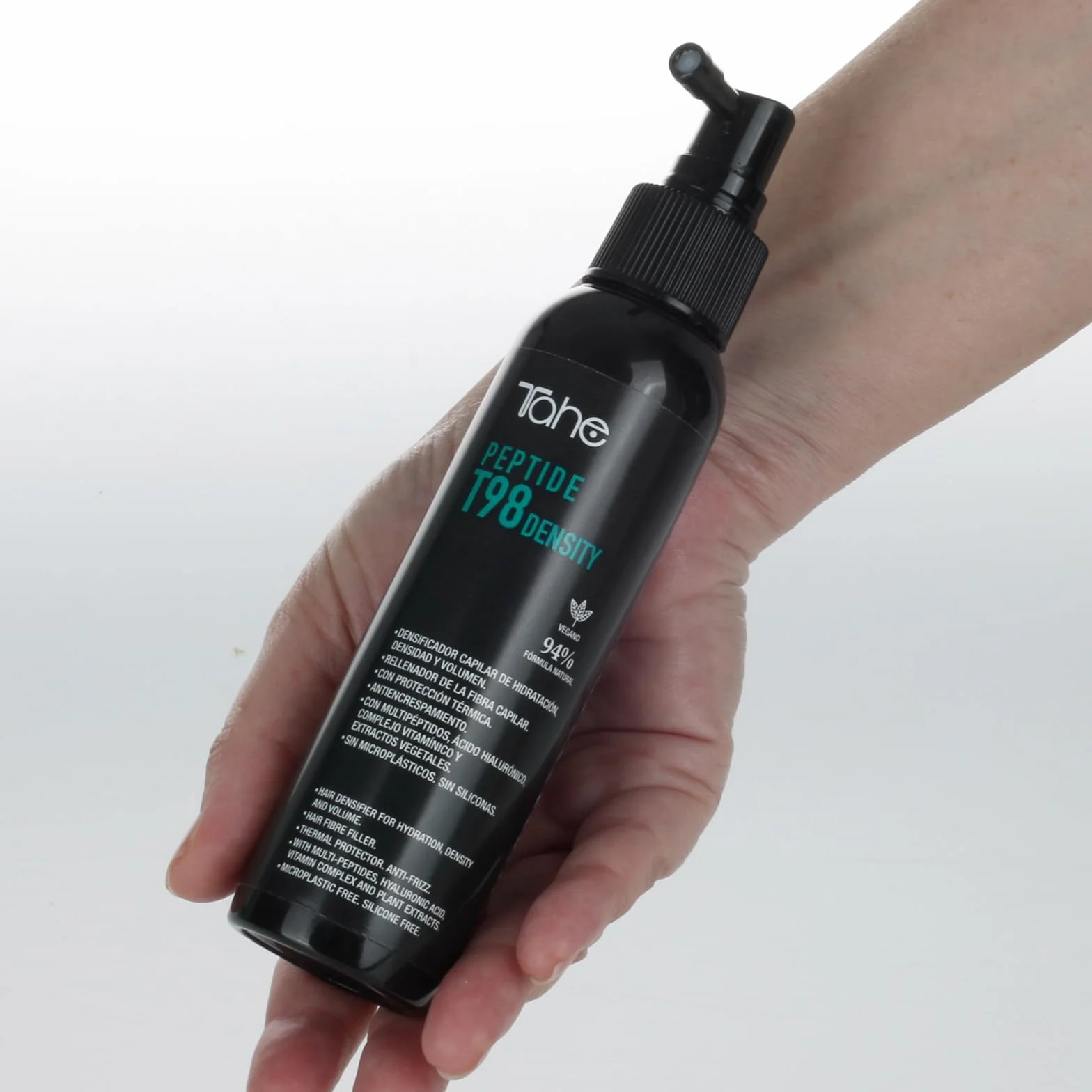 Tahe Peptide T98 Crema de peinado densificadora capilar Density que aporta hidratación, densidad y volumen, 125 ml