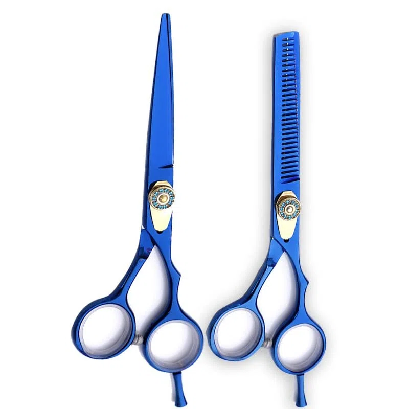 Tijeras de peluquería Profesionales de 6 Pulgadas, Acero Inoxidable, Venta al por Mayor, Kit de barbería, Tijeras de peluquería.