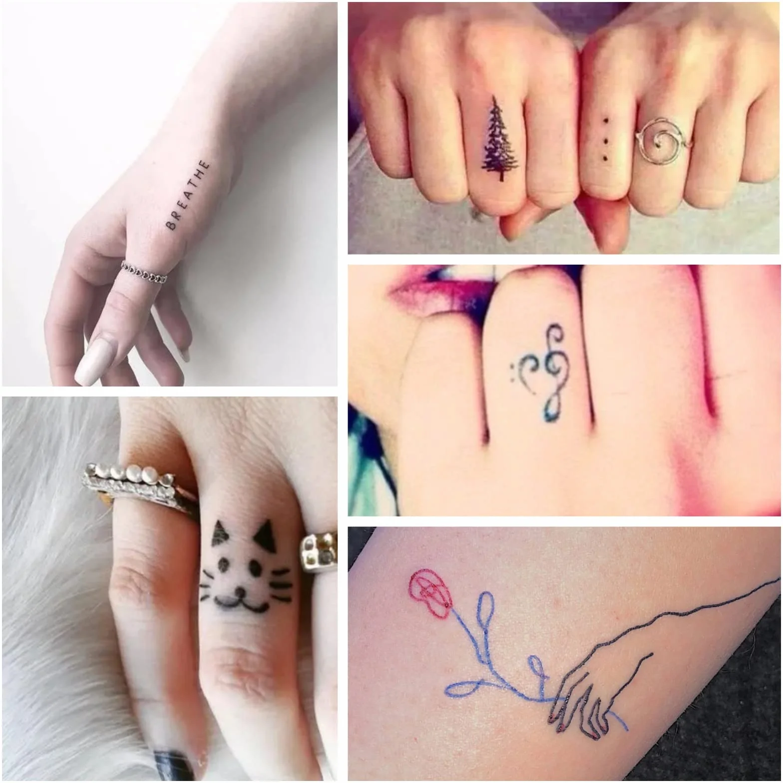 Hand Poke Kit, Stick and Poke Set para Principiantes, Hand Poke Pen Kit con 10 Agujas y 2 hojas de papel de transferencia - Púrpura