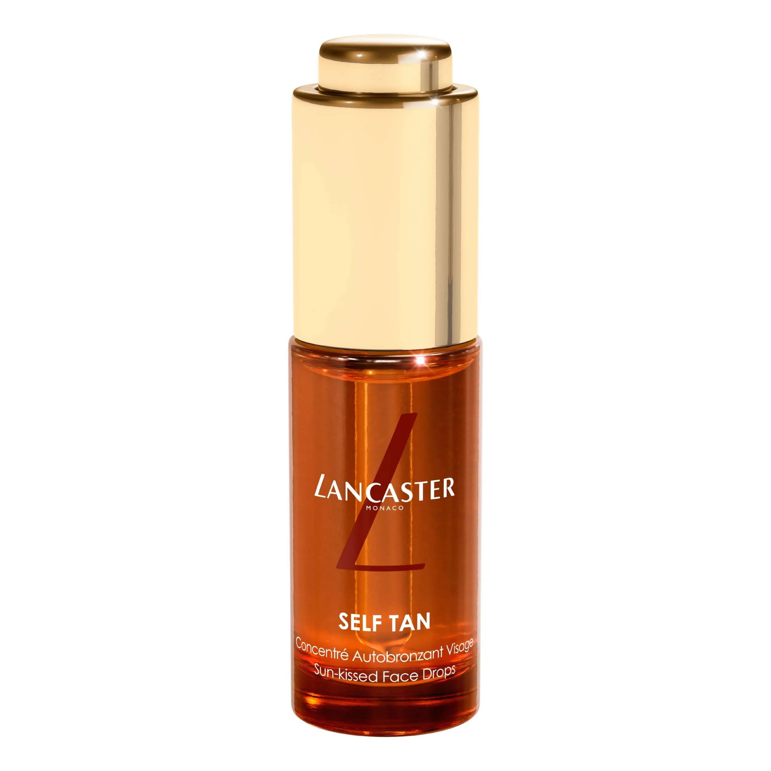 LANCASTER Self Tan Sun-kissed Face Drops | Gotas autobronceadoras faciales de textura ligere y resistente al agua | 15 ml
