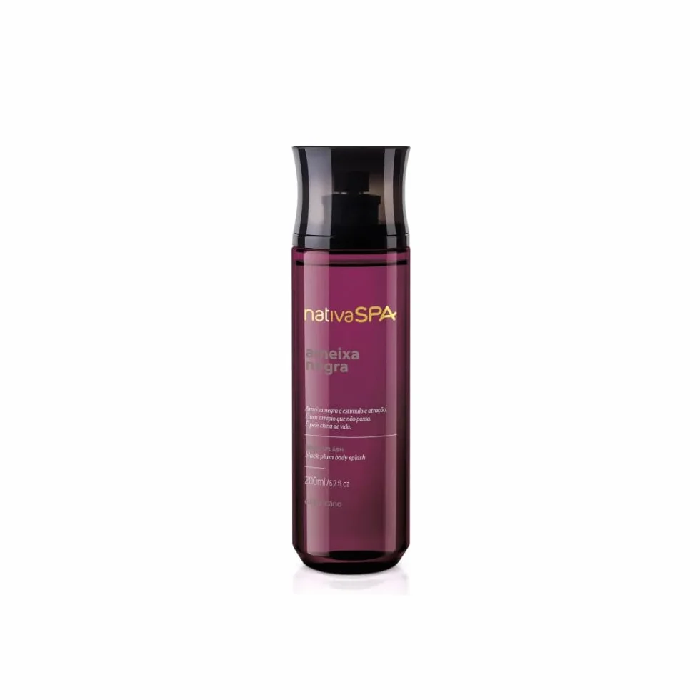 O Boticário Nativa SPA Ciruela Negra Bruma Corporal Body Spray Vaporizador Perfumado de Fragrancia para Cuerpo 200ml