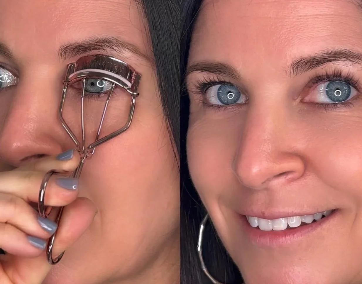 Jenny Patinkin The Big Reveal - Rizador de pestañas para ojos con capucha y profundos