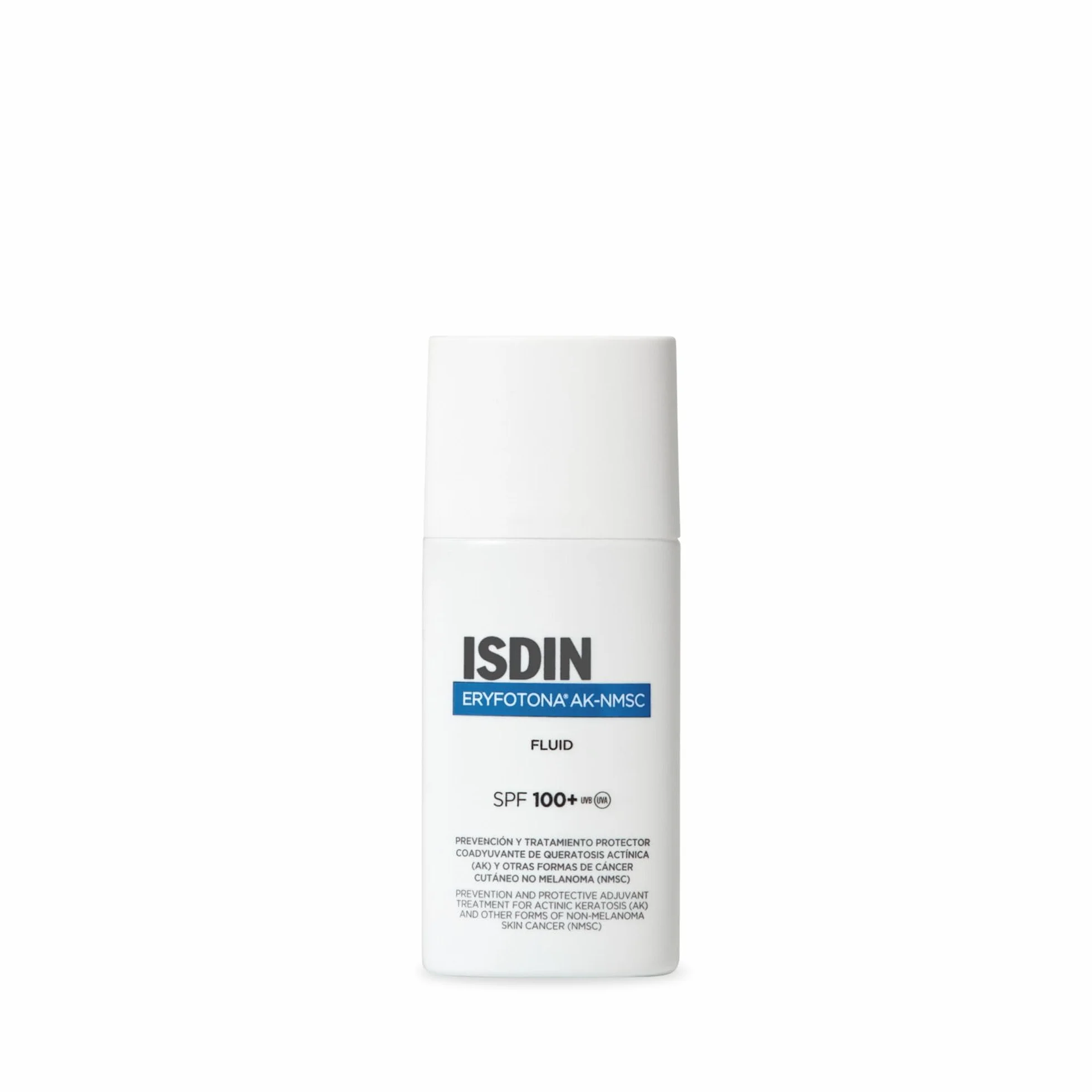 Eryfotona AK-NMSC Fluid SPF 100+ Protector Solar Facial Con Muy Alta Protección Para La Prevención Y Reparación Del Daño Actínico, Crema Solar Con DNA Repairsomes -50 ml