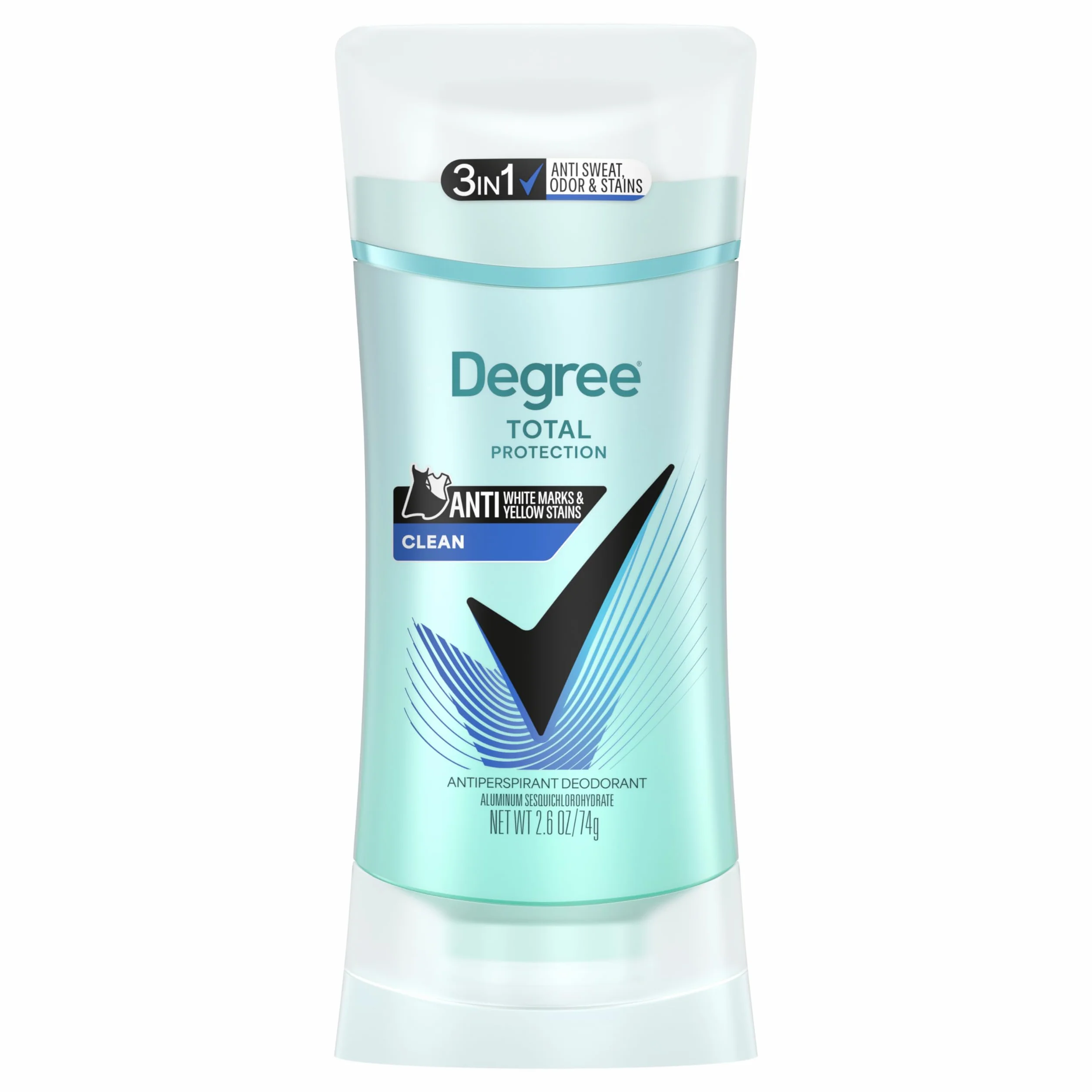 Degree Women Antiperspirant Deodorant Stick Twin Pack, Pure Clean 2.6 oz by Degree