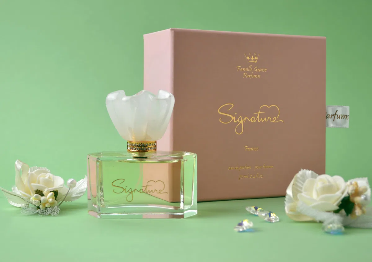 Firma – Perfume de nicho para mujer 70 ml | Floral & Musk | Artesanal | Fabricado en Francia | Producto de Grasse