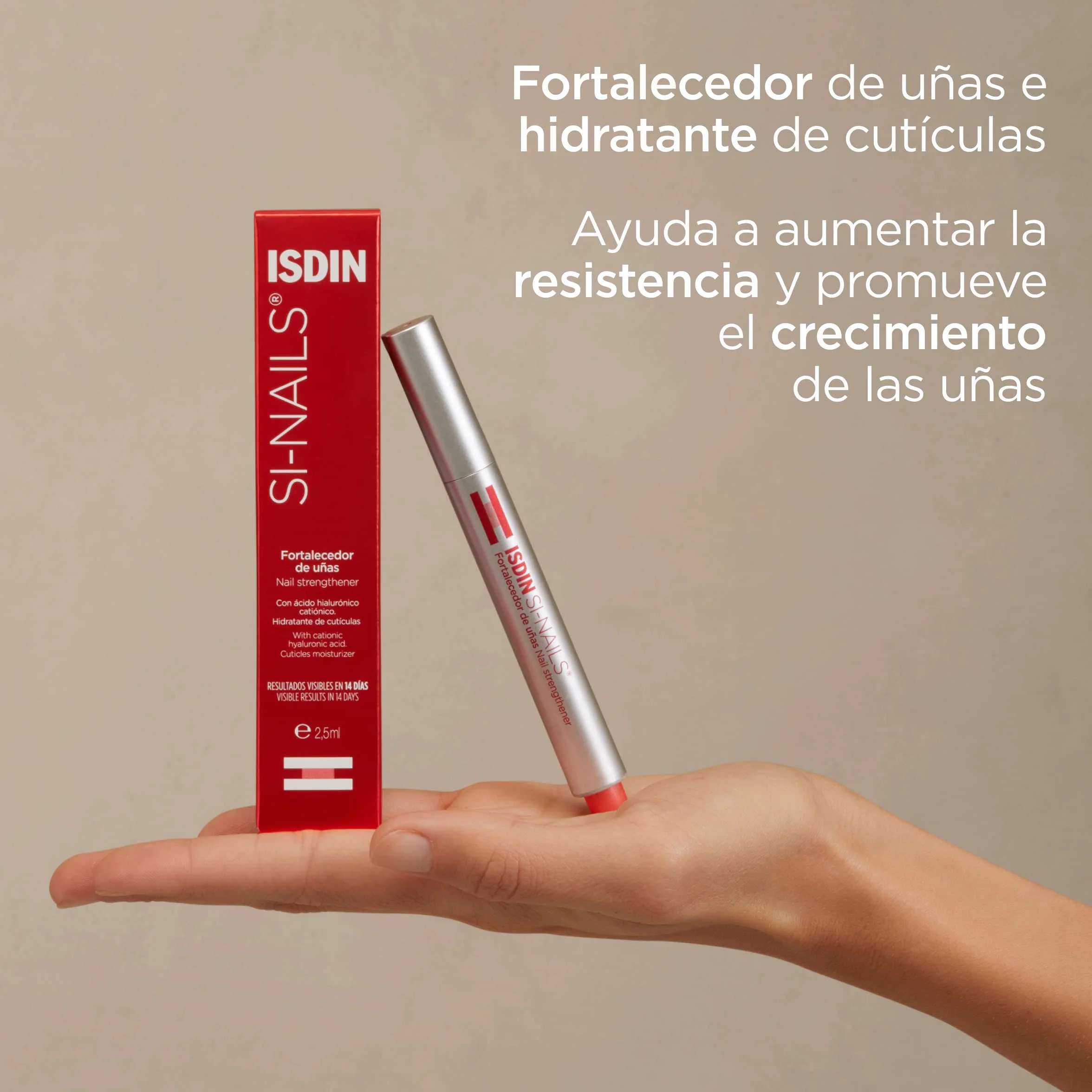 ISDIN SI- NAILS- 2.5 ml | Fortalecedor de uñas | Resultados visibles en 14 días