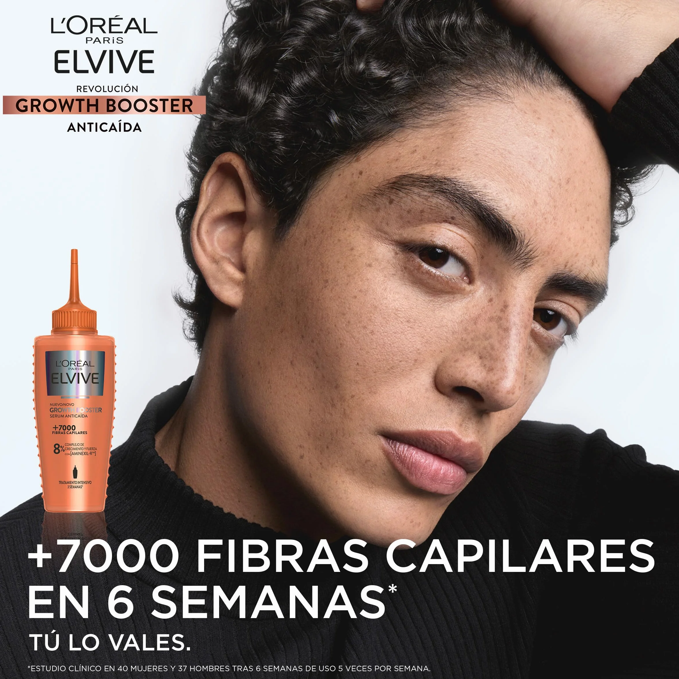 2 x L'Oréal Paris Elvive Growth Booster Serum Anticaída 102ml