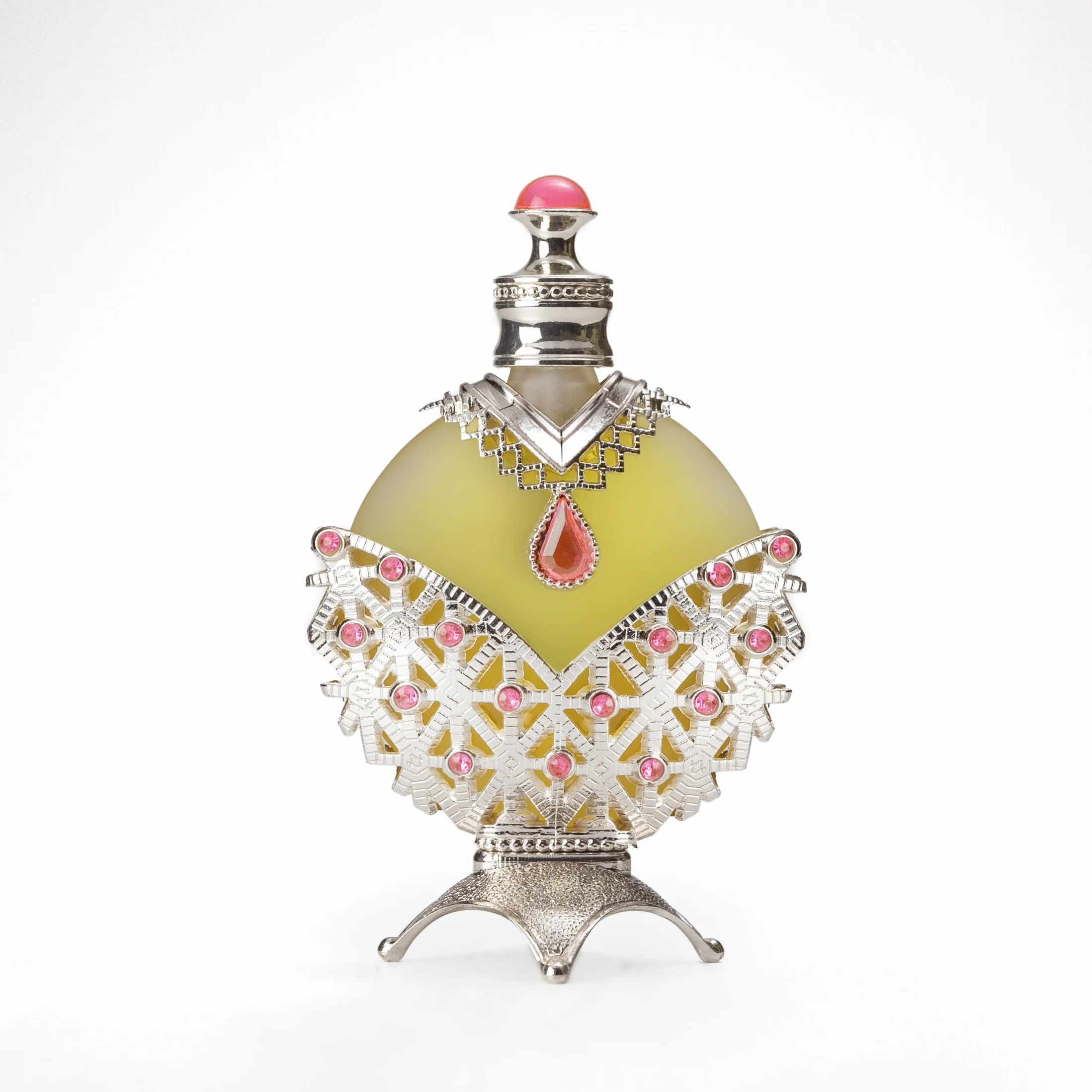 KHADLAJ PERFUMES - Aceite Perfumado Hareem Al Sultan Silver | Sin Alcohol | Fragancia Duradera | Para Piel Sensible | Bergamota, Rosa y Sándalo, 35 ml