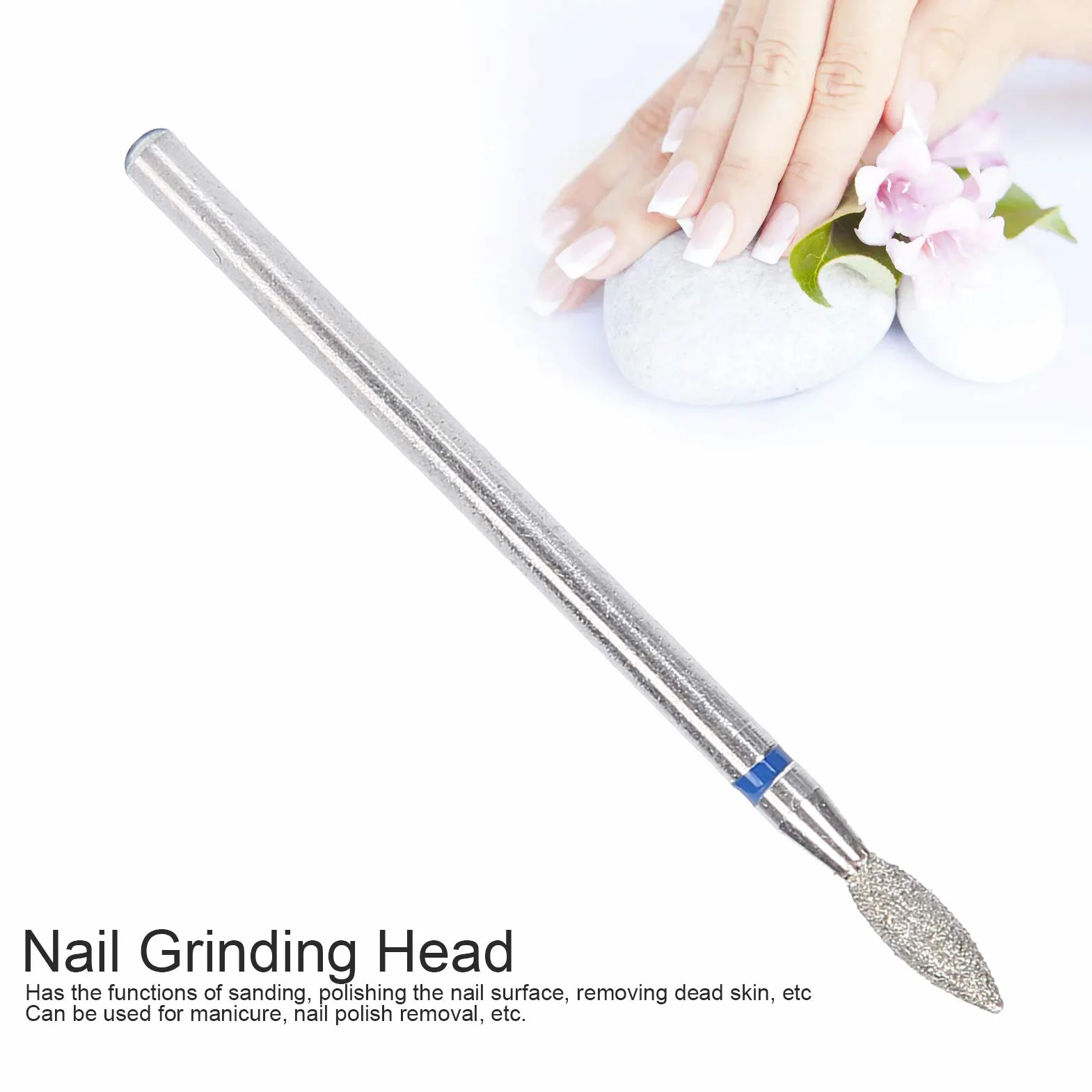 50 Piezas Brocas para Uñas, para Uñas de Manicura y Arte de Uñas Herramienta, para Eliminación de Piel Muerta, Set de Manicura y Pedicura