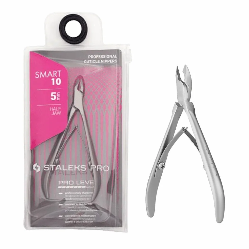 STALEKS PRO by Natury Nails Alicate profesional para cutículas 5 mm. Acero inoxidable. Smart 10-5