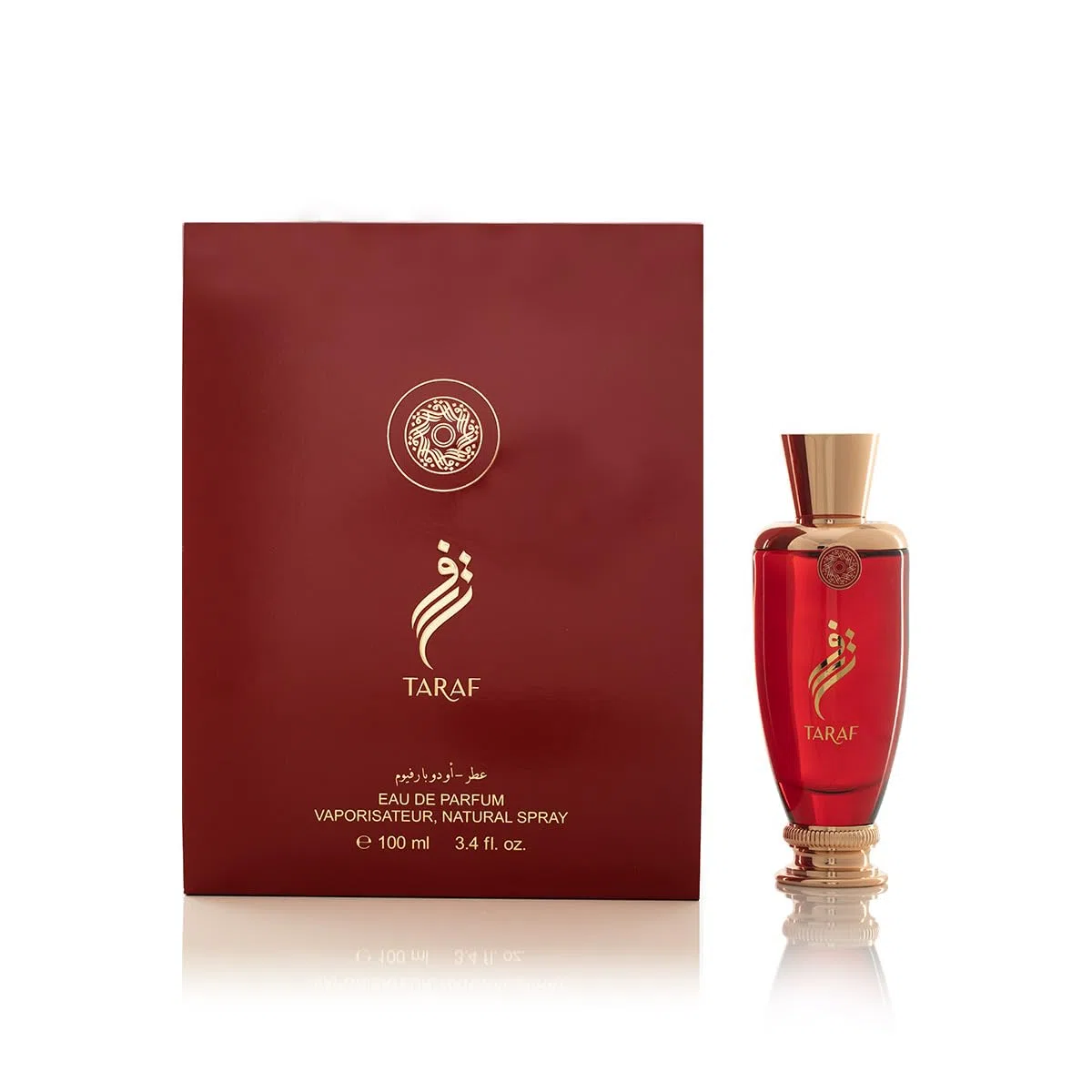 Arabian Oud TARAF 100 ml | Eau de Parfum Unisex | Mejorana, Rosa Búlgara, Cuero y Cedro Ámbar | Fragancia Aromática y Oriental.