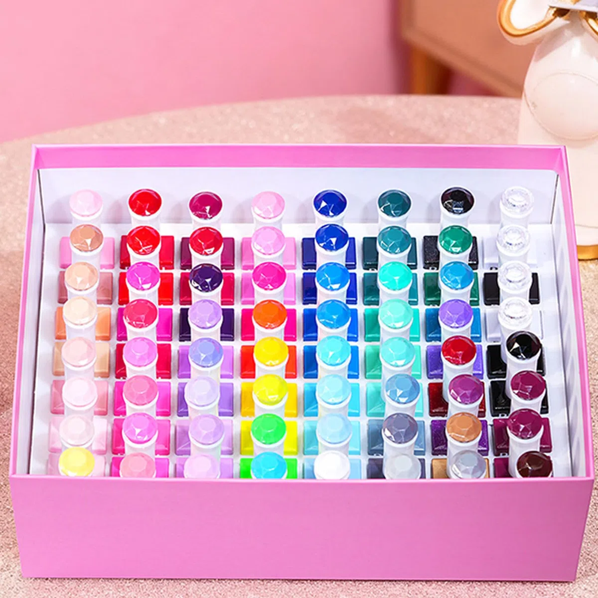 Juego De Esmalte De Uñas En Gel 60 Colores de Secado Rápido y Duradero para