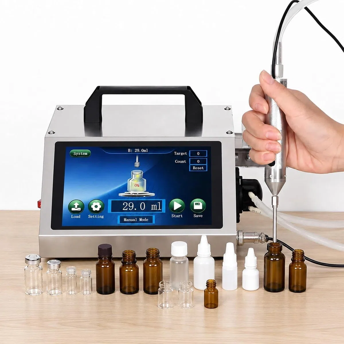 Dosificador líquido automático, 110V/220V para cosméticos y soluciones acuosas