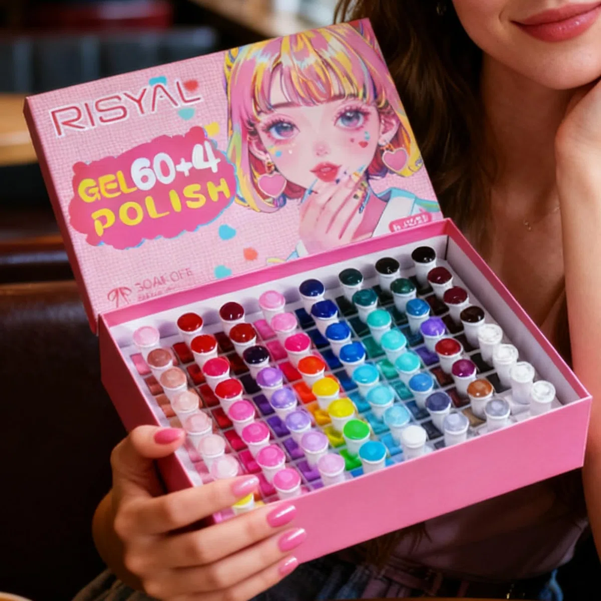 Kit De Esmalte De Gel 60 Colores De Larga Duración Y Secado Rápido