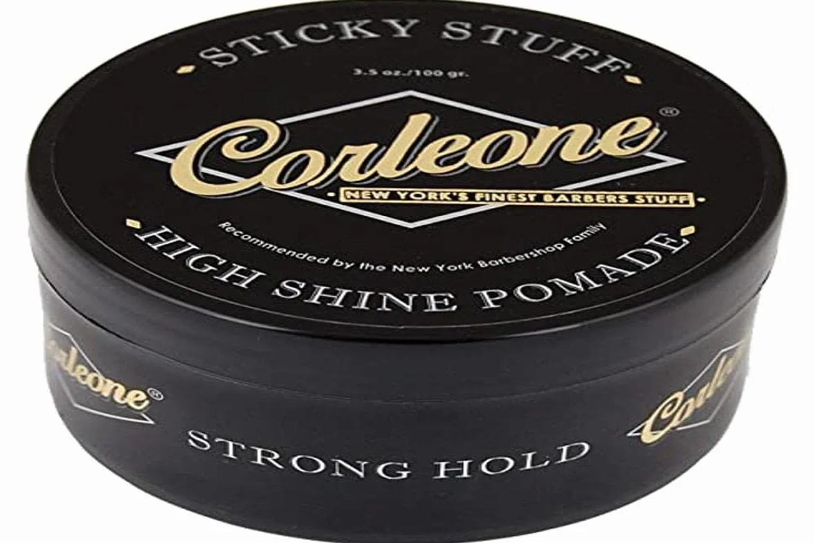 Corleone High Shine Pomade – Sticky Stuff – Water Soluble – Strong Hold