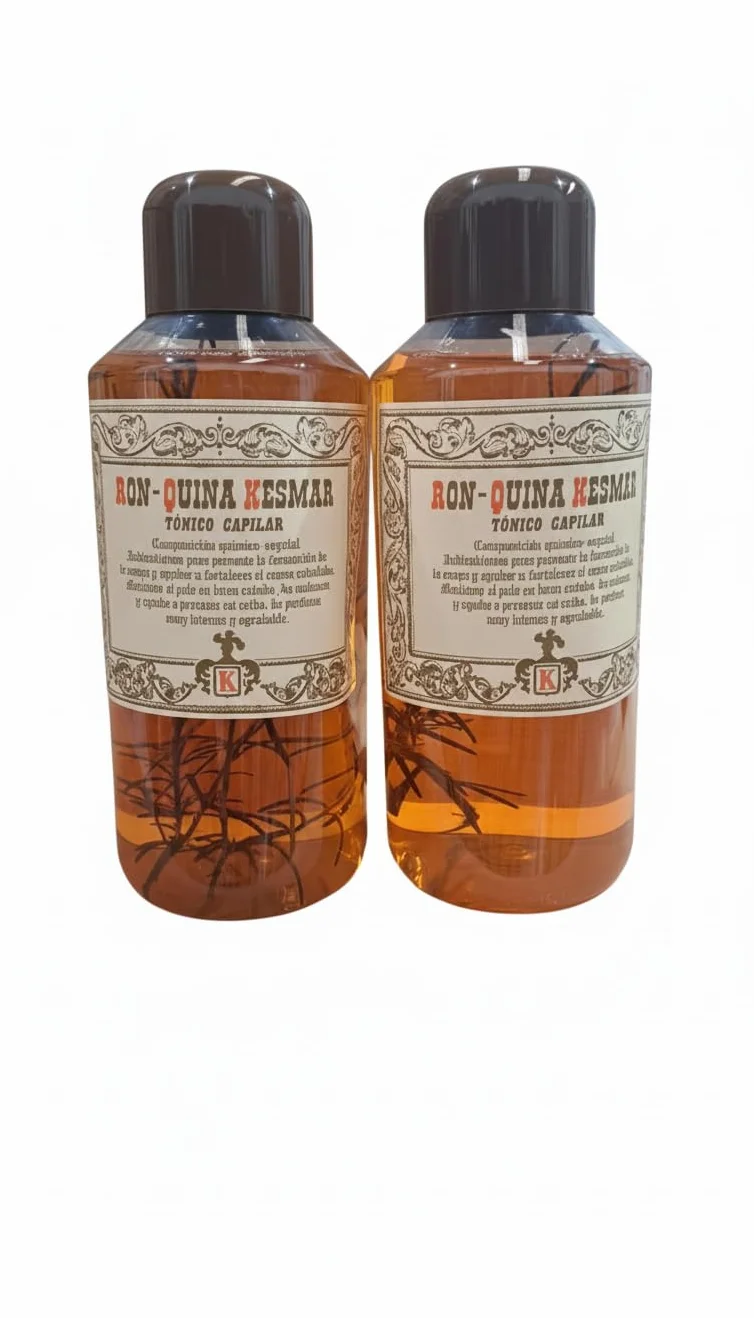 Pack 2x Ronquina Kesmar 1L - Tónico Capilar Anticaída con Extracto de Quina y Romero - Tratamiento Fortalecedor del Cabello y Cuero Cabelludo