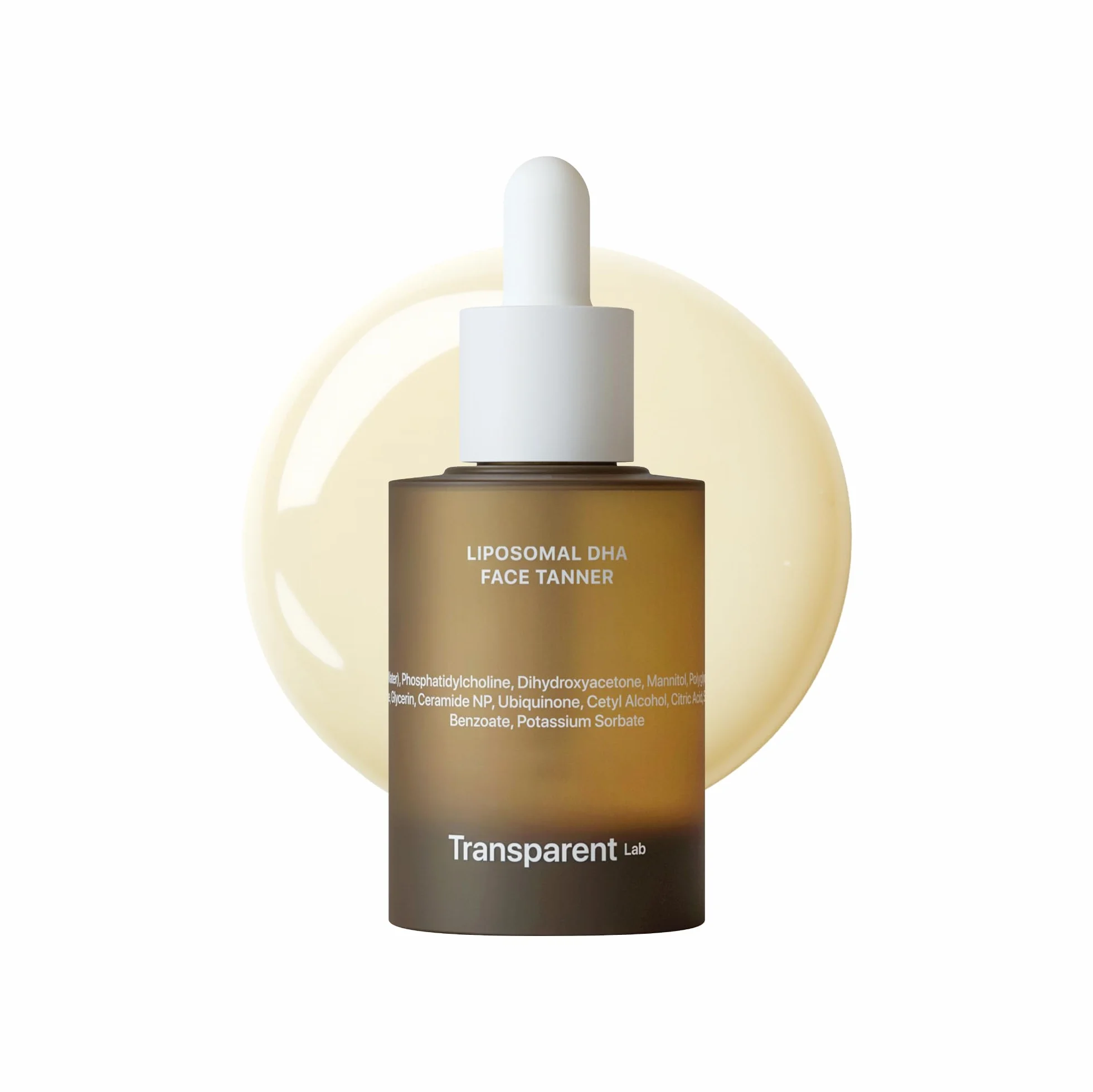 Transparent Lab Liposomal DHA Face Tanner 30 ml – Autobronceador Facial Progresivo con 6% DHA Encapsulado, Bronceado Natural sin Sol, Efecto Glow Uniforme y Larga Duración