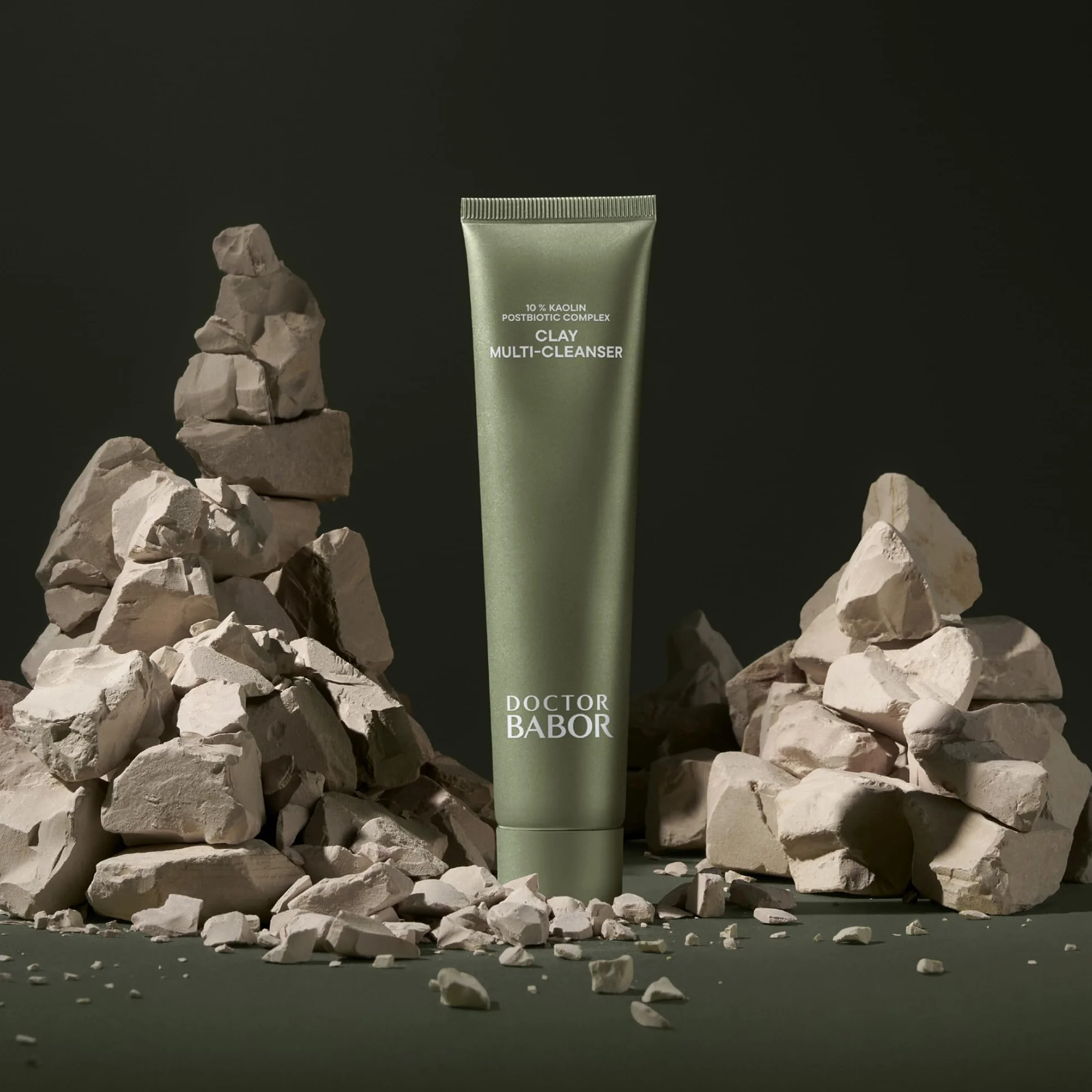 DOCTOR BABOR Microbiomic Clay Multi Cleanser (70 ml) - Limpiador facial vegano con arcilla blanca - Limpieza y mascarilla facial para un cutis equilibrado y radiante