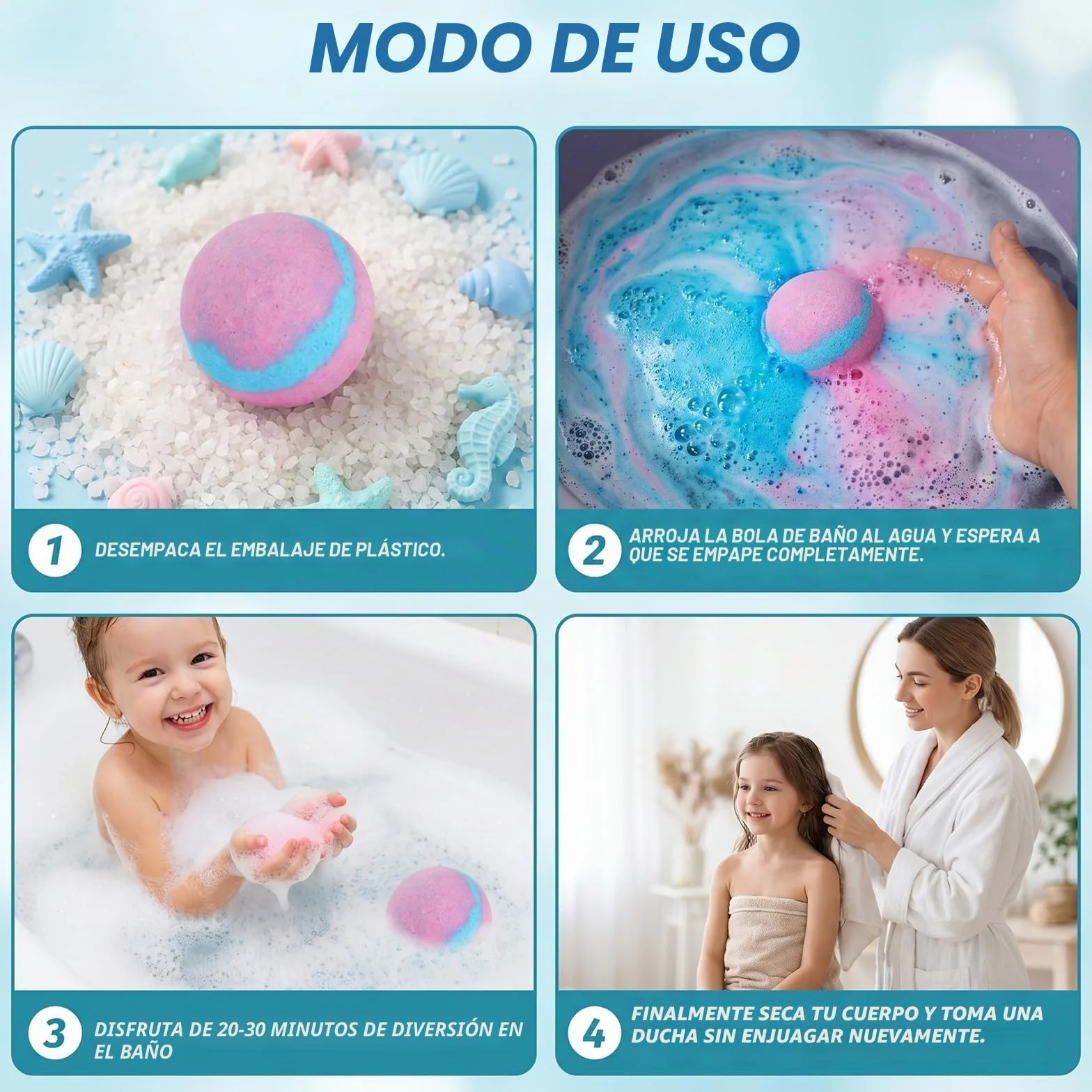 12 PCS Bath Bombs Kids – Bombas de baño niños con juguete sorpresa | Bath Bomb Gift, Bolas de baño con sorpresa, Bomba de baño infantil para cumpleaños y Navidad