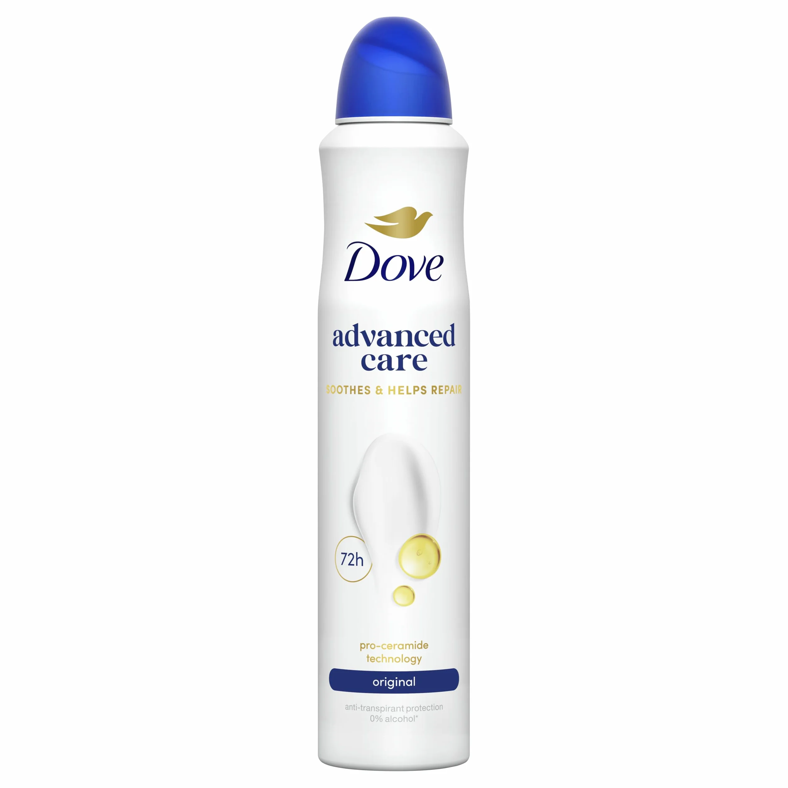 Dove Advanced Care Desodorante Original Protección 72 horas Spray 200ml x6