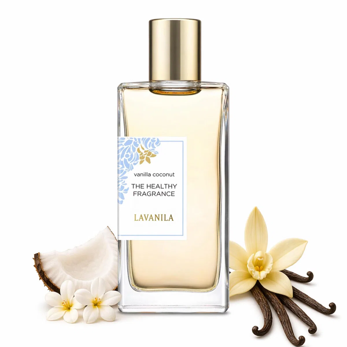 Lavanila Perfume de vainilla y coco para mujer, 1.7 onzas líquidas | Perfume Clean Vanilla de larga duración para mujer con vainilla de Madagascar - Fragancia natural, fragancias para mujer