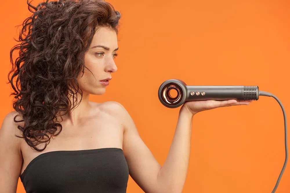 IonAir Expert - Secador de Pelo Iónico Profesional Inteligente: Rizador, Alisador Anti-Frizz y Moldeador de Ondas. Tecnología de Control Automático del Calor, Pequeño e ideal para Viaje