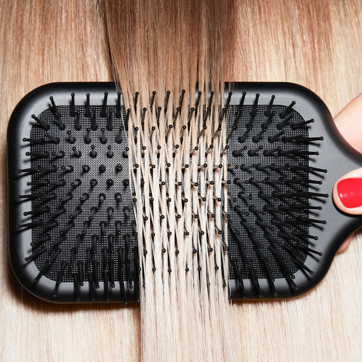 ghd the all rounder - cepillo de pala para Todos los tipos de cabello, para Mujeres, Negro