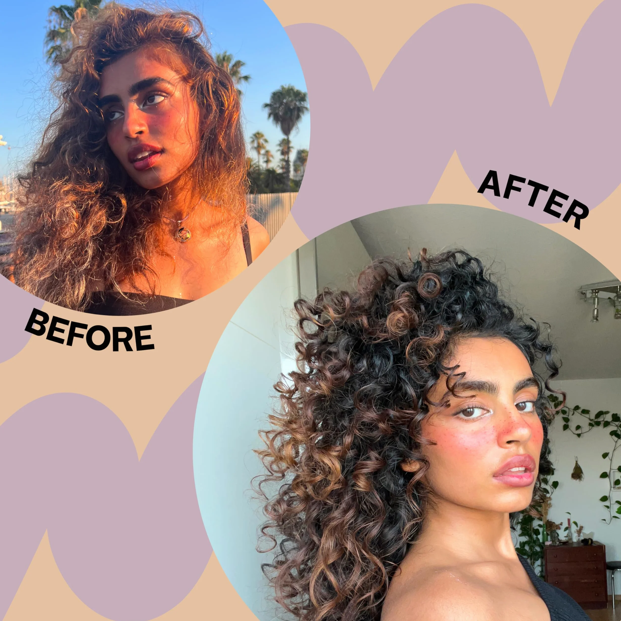Bali CURLS Kit Limitado para Definir Rizos – Crema hidratante para rizos y Gel definidor de rizos (150 ml cada uno) – Para cabello suave y definido – Hidratación, definición y fijación sin pegajosidad
