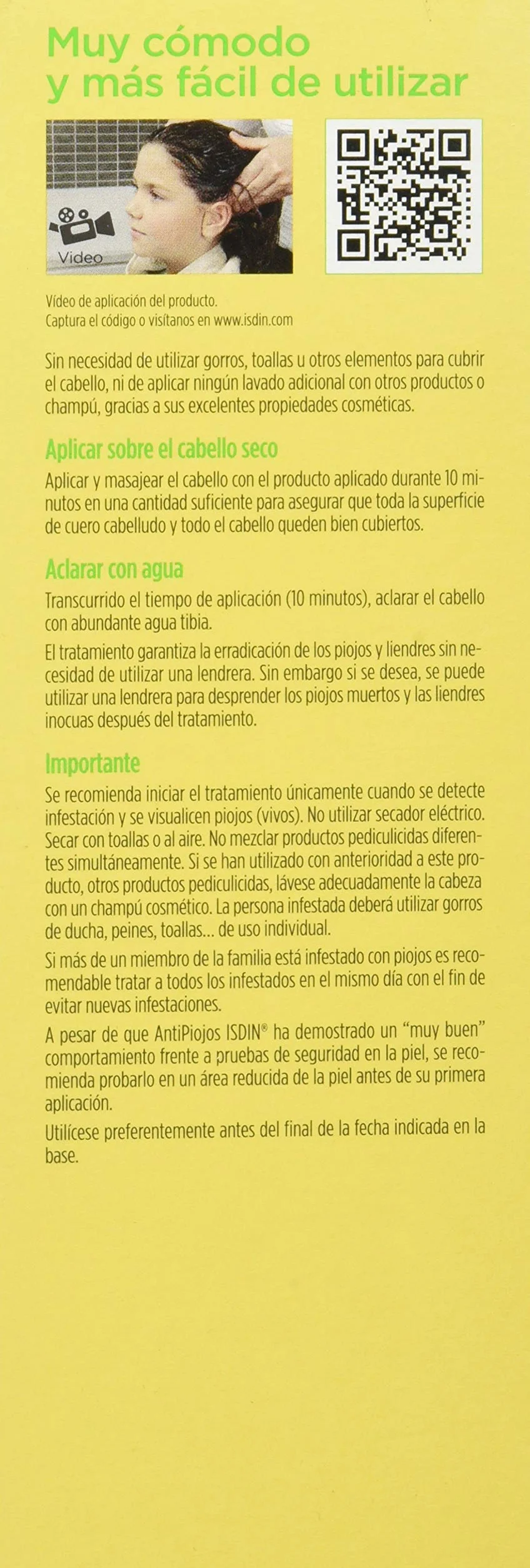 ANTIPIOJOS ISDIN 100ML