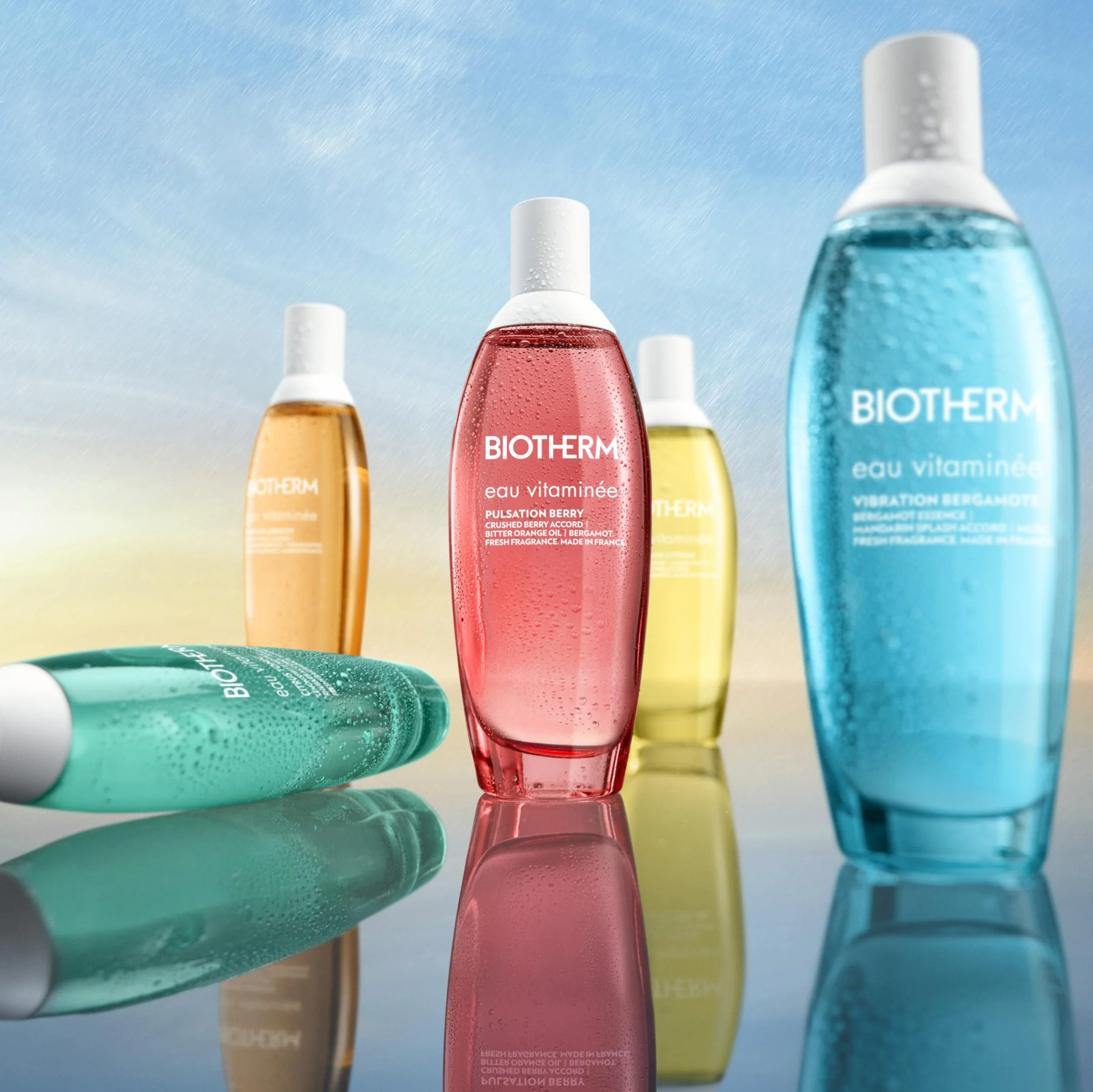 Biotherm, Eau Vitaminée Énergie Abricot, Bruma corporal perfumada afrutada, 100ml