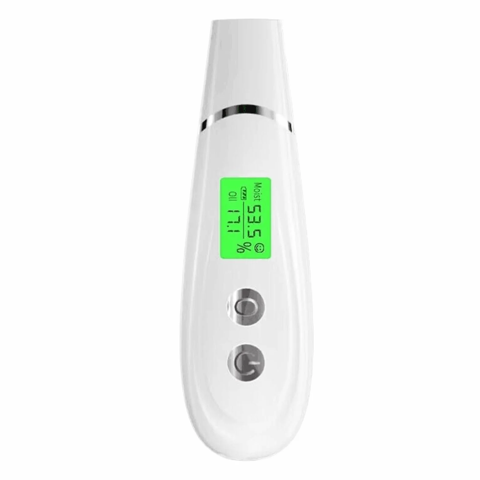 Analizador de humedad facial, medidor de hidratación de la piel LCD, monitor de agua y aceite, detector digital portátil de pieles para pieles sensibles, maduras, secas, grasas, mixtas, premaquillaje