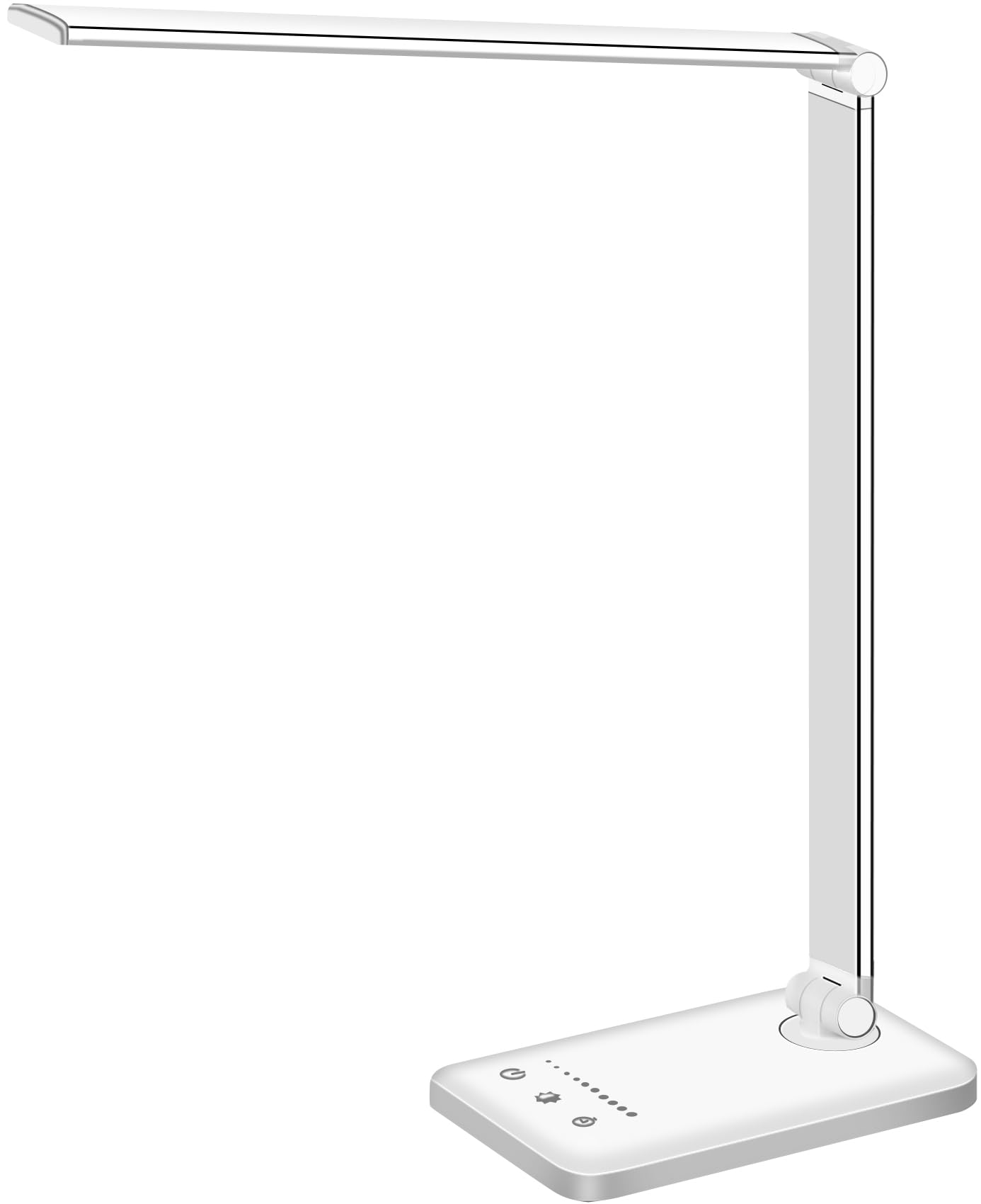 Modern Dimmable LED Desk Lamp with USB Charging & Timer