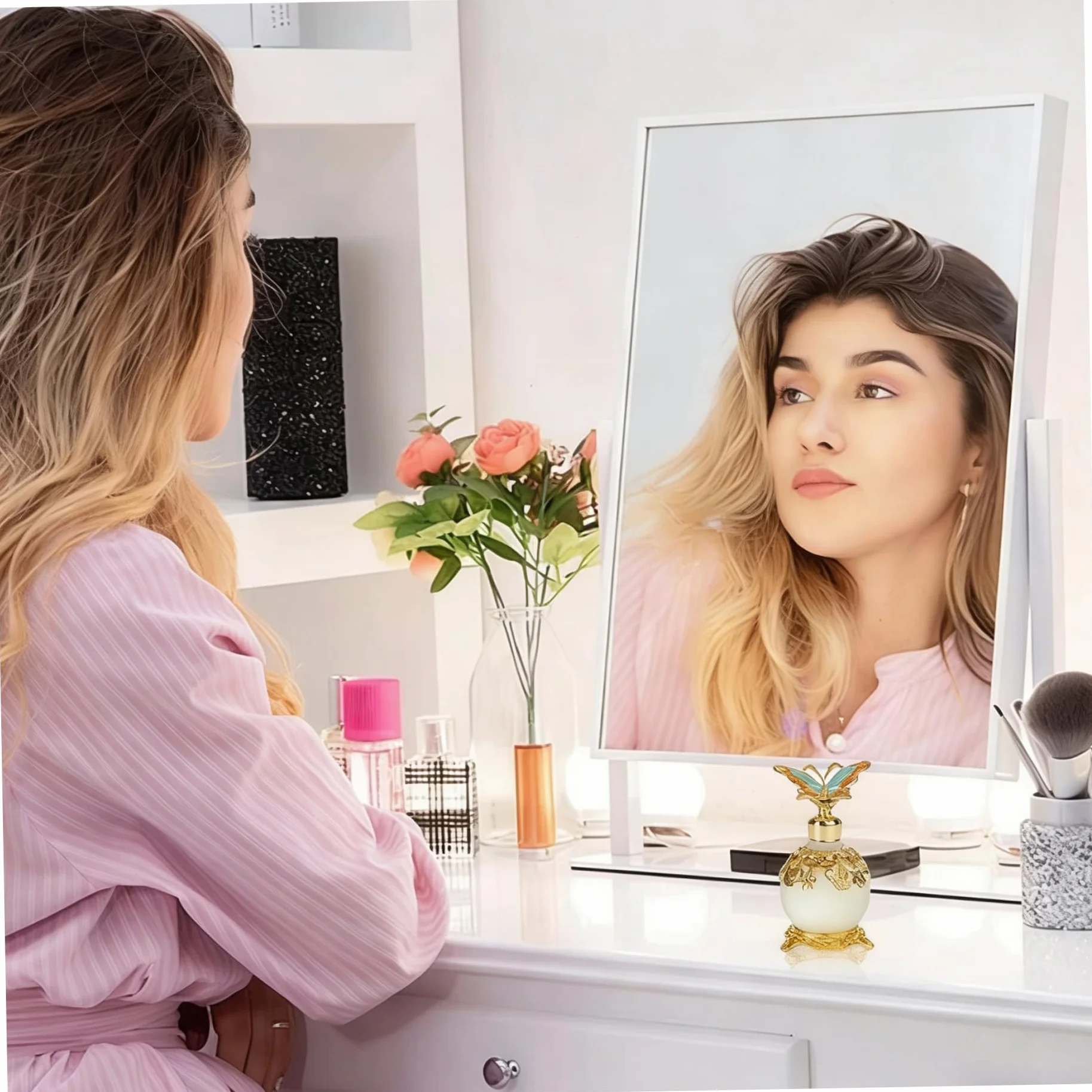 Aceite de perfume árabe, fragancia de larga duración de 25 ml, perfume de Dubái con botella de lujo para mujer, jour de Pâques