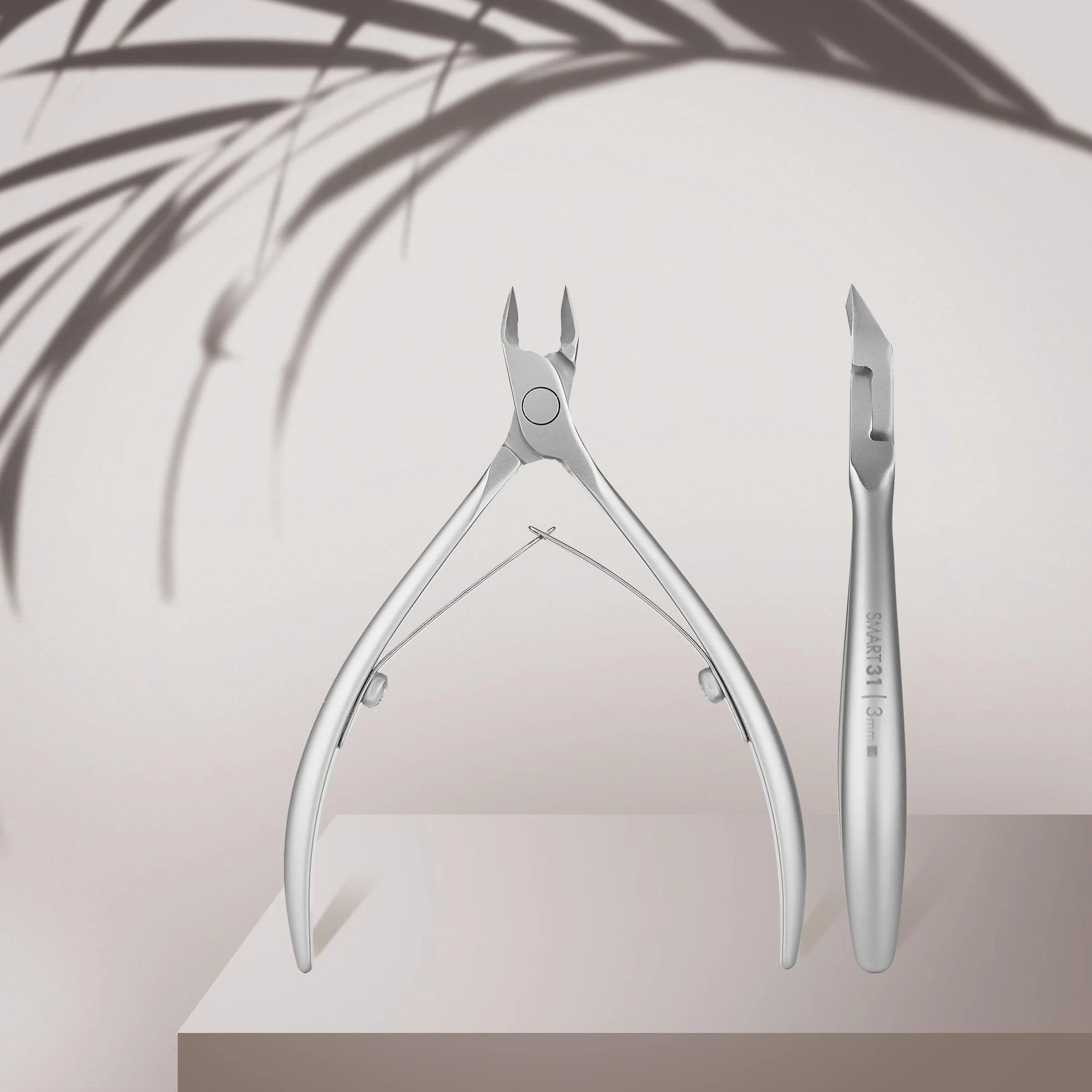 STALEKS PRO by Natury Nails Alicate profesional para cutículas 3 mm. Acero inoxidable (Smart 30-3mm)