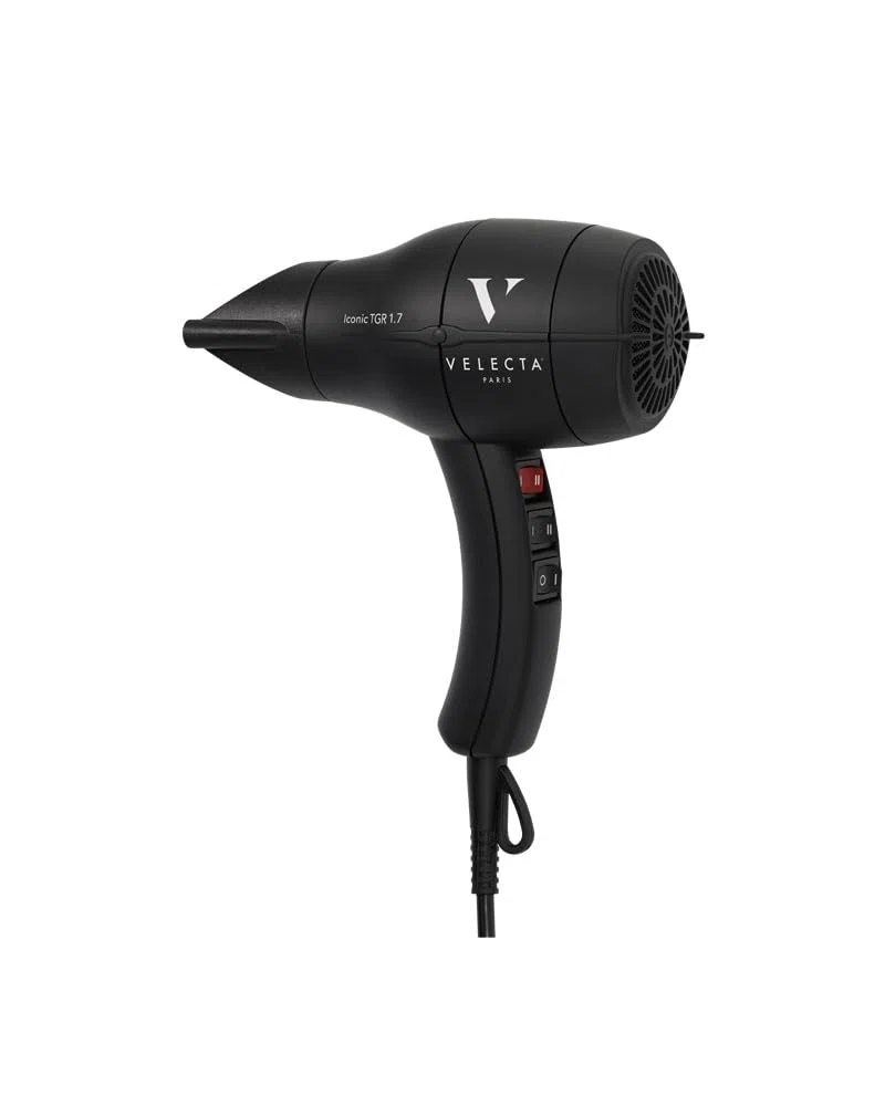 Velecta Paris - Secador de pelo profesional - ICONIC TGR 1.7 (Negro intenso)