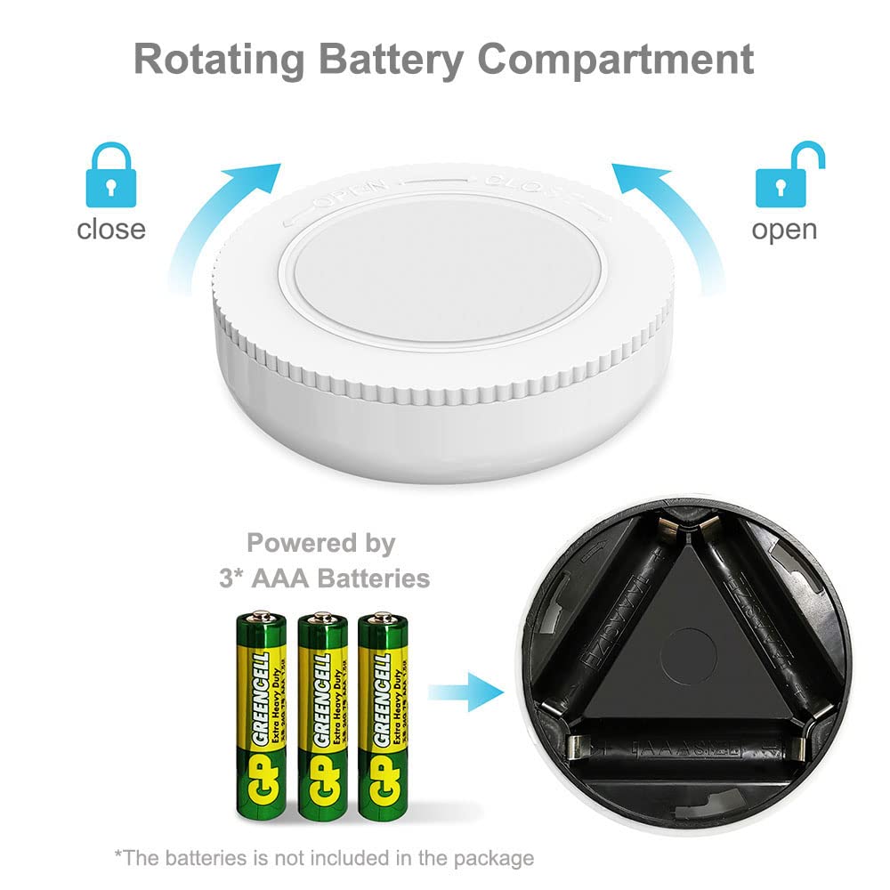 Portable Touch LED Puck Lights for Versatile Spaces