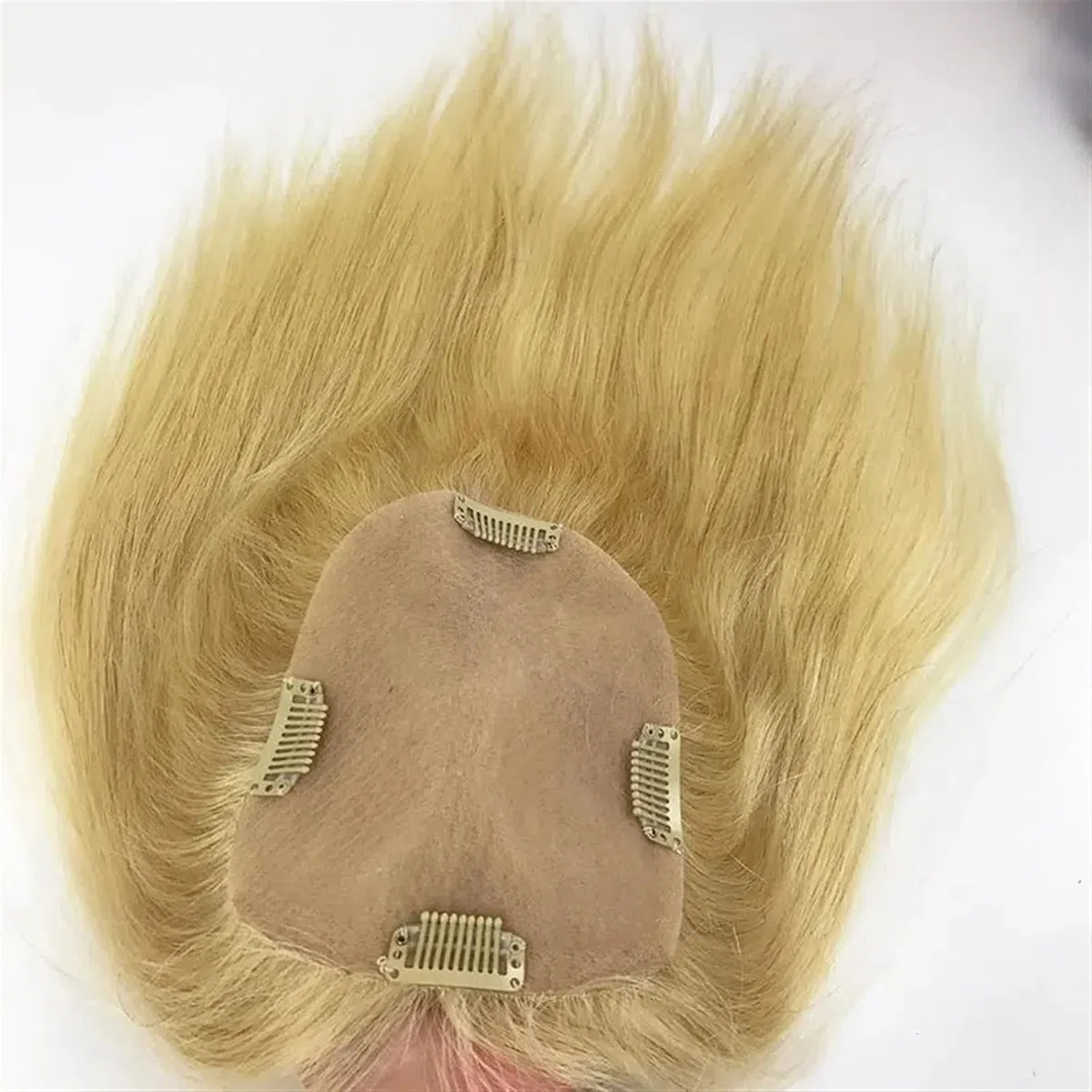 Flequillo Francés Postizo, Flequillo Postizo Pelo, Postizos for el cabello for mujer con 4 clips, for la caída del cabello(10 inches,13X12cm)