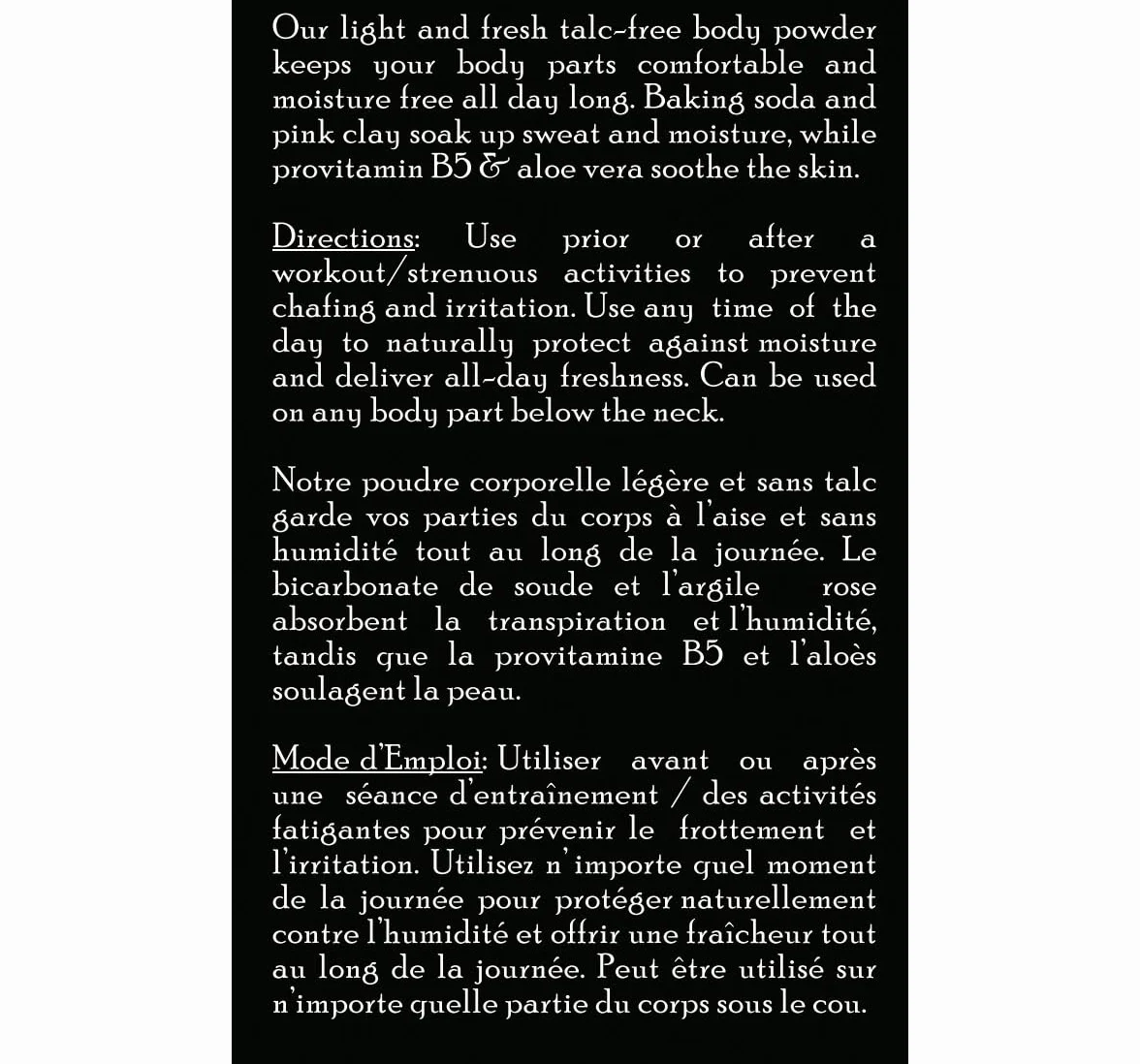 Los productos Brickell para hombres Stay Fresh Body Powder para hombres, naturales y orgánicos libres de talco, absorben el sudor, mantienen la piel seca (Sin perfume, 142 g)