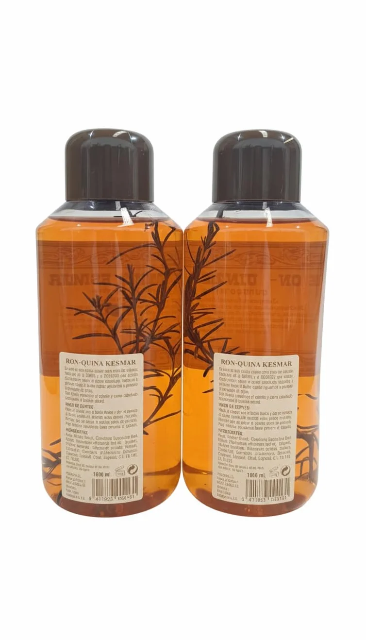 Pack 2x Ronquina Kesmar 1L - Tónico Capilar Anticaída con Extracto de Quina y Romero - Tratamiento Fortalecedor del Cabello y Cuero Cabelludo